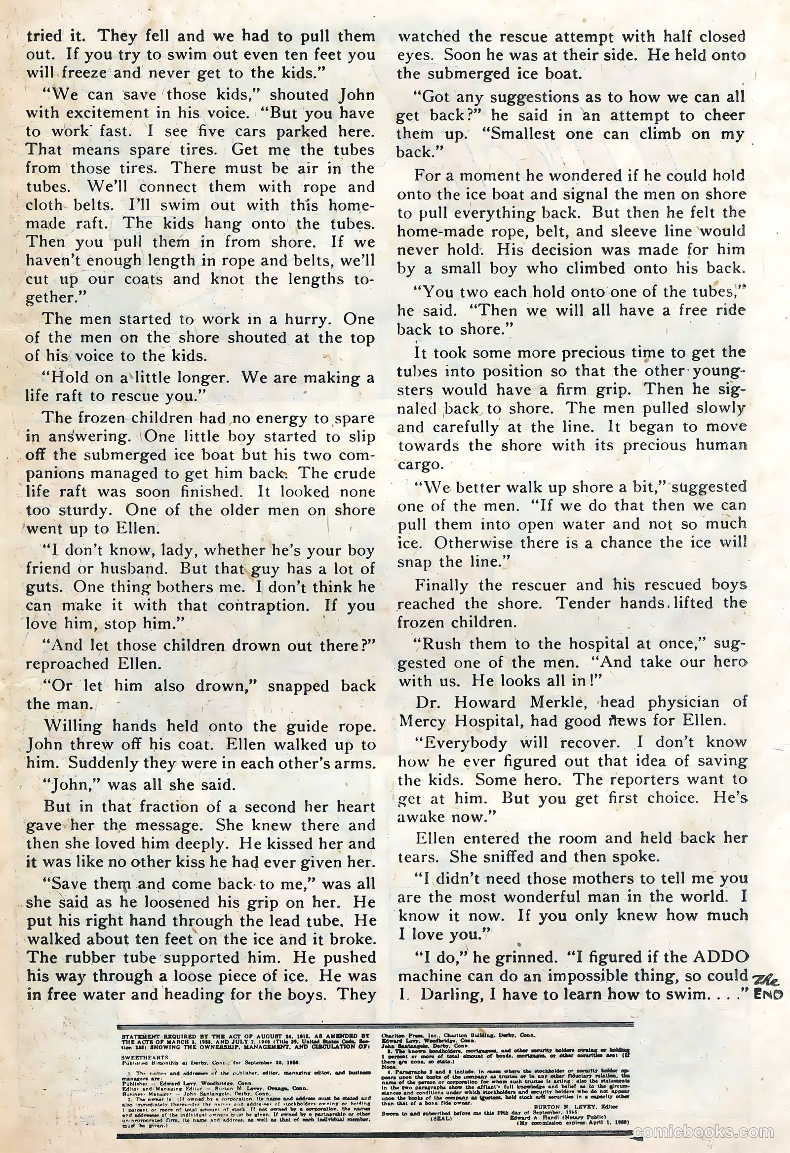 Sweethearts #38 (1957) — page 19 of 36