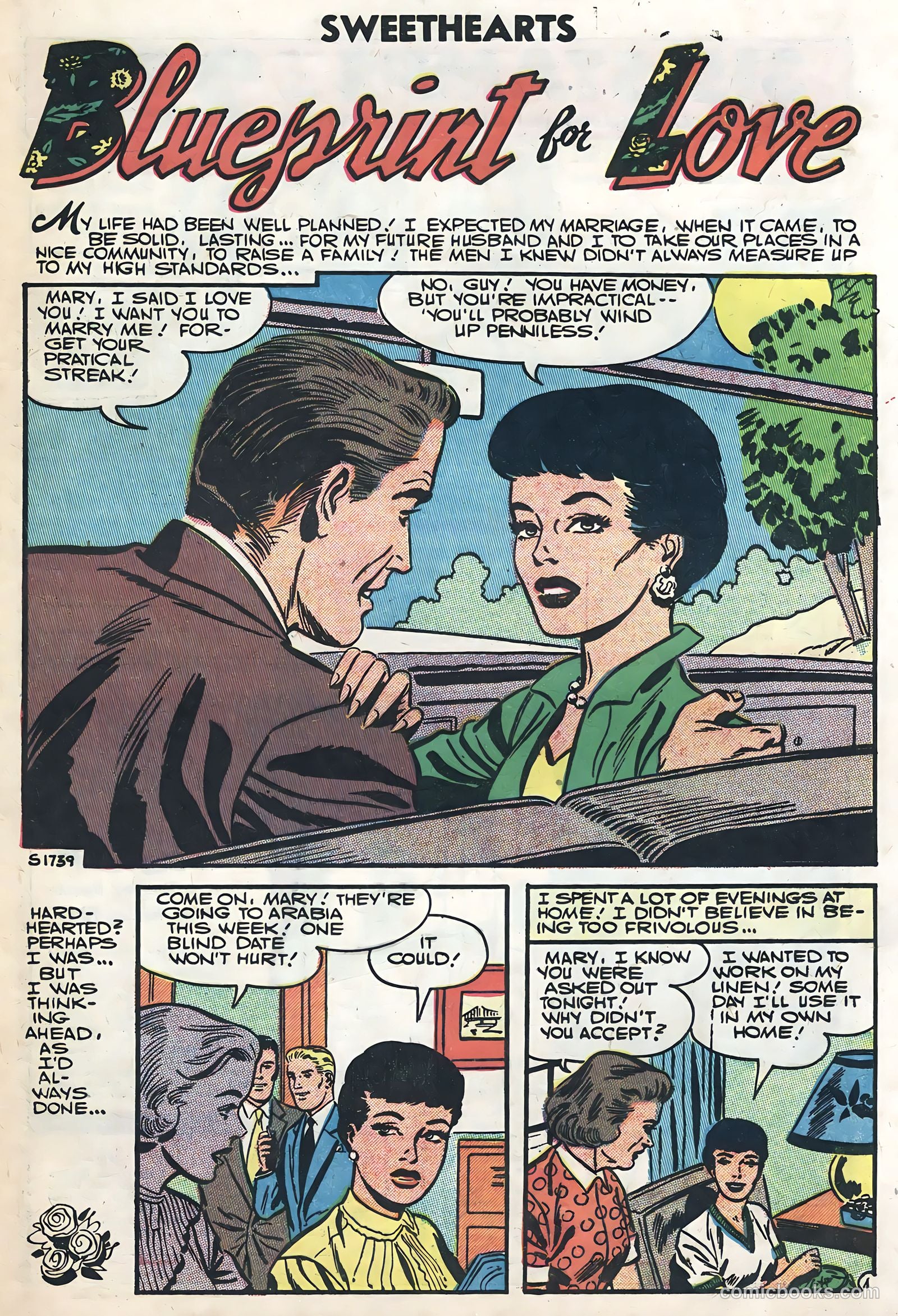 Sweethearts #38 (1957) — page 21 of 36