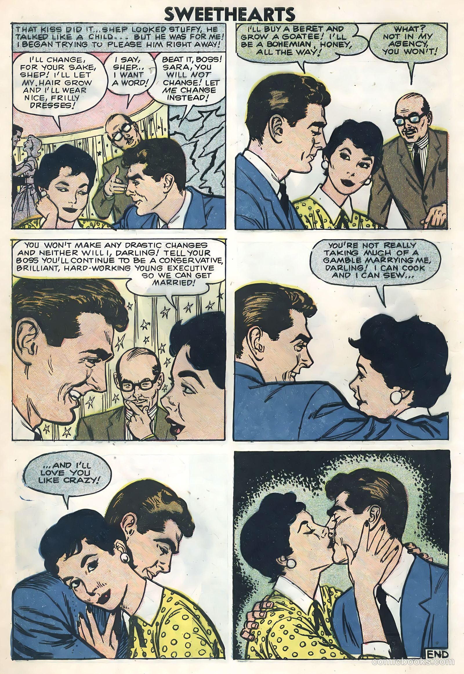 Sweethearts #42 (1958) — page 8 of 36