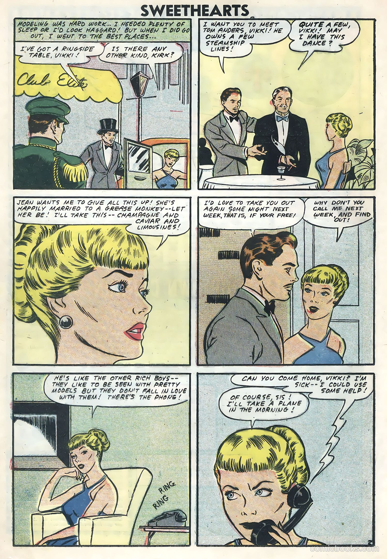 Sweethearts #42 (1958) — page 16 of 36