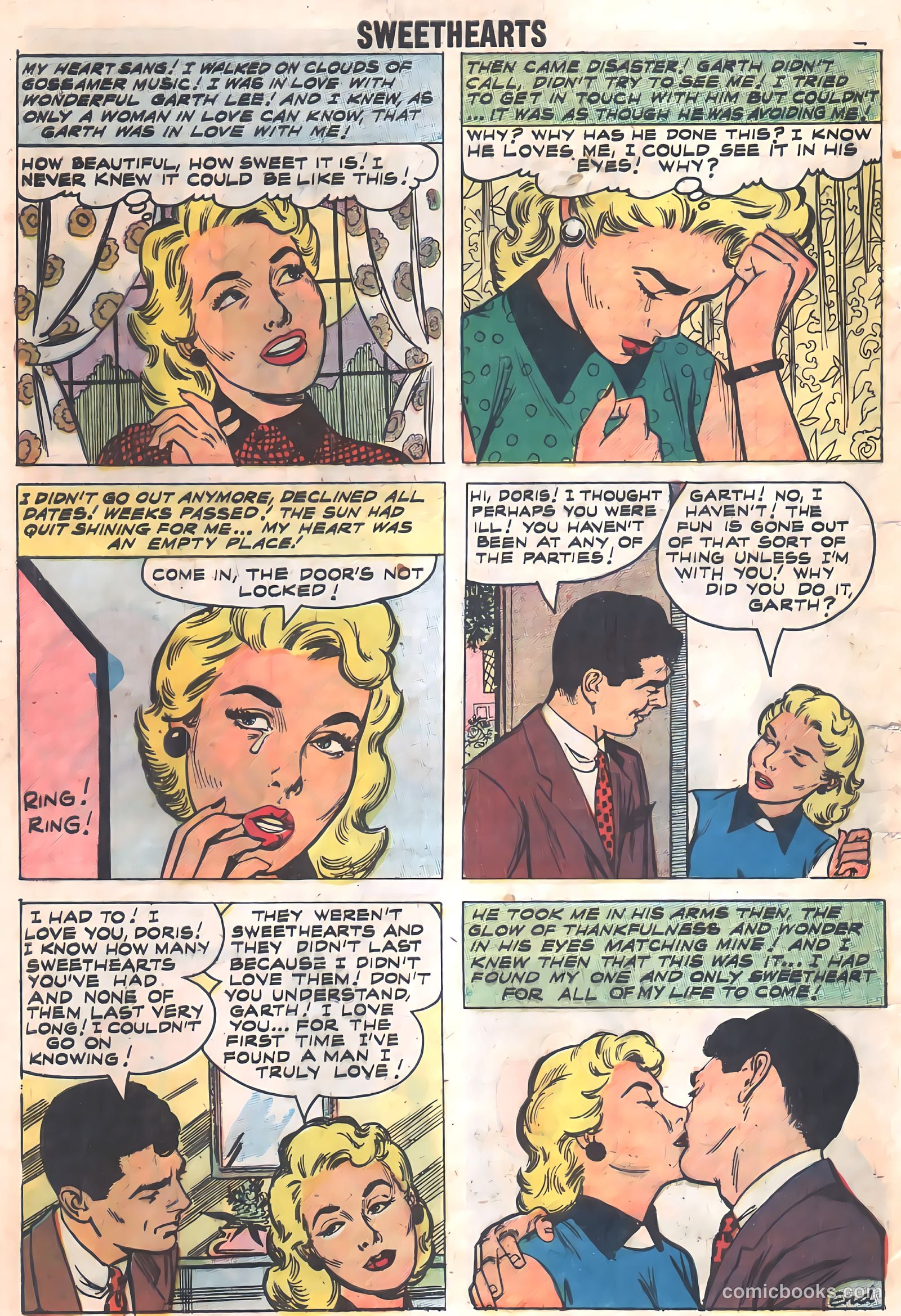 Sweethearts #44 (1958) — page 8 of 36