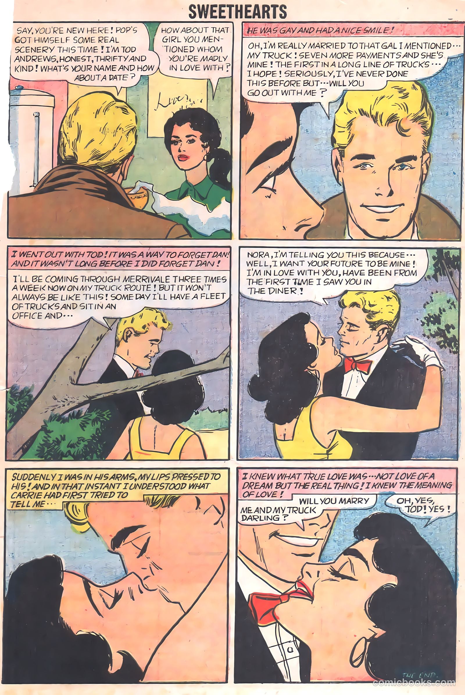 Sweethearts #44 (1958) — page 33 of 36