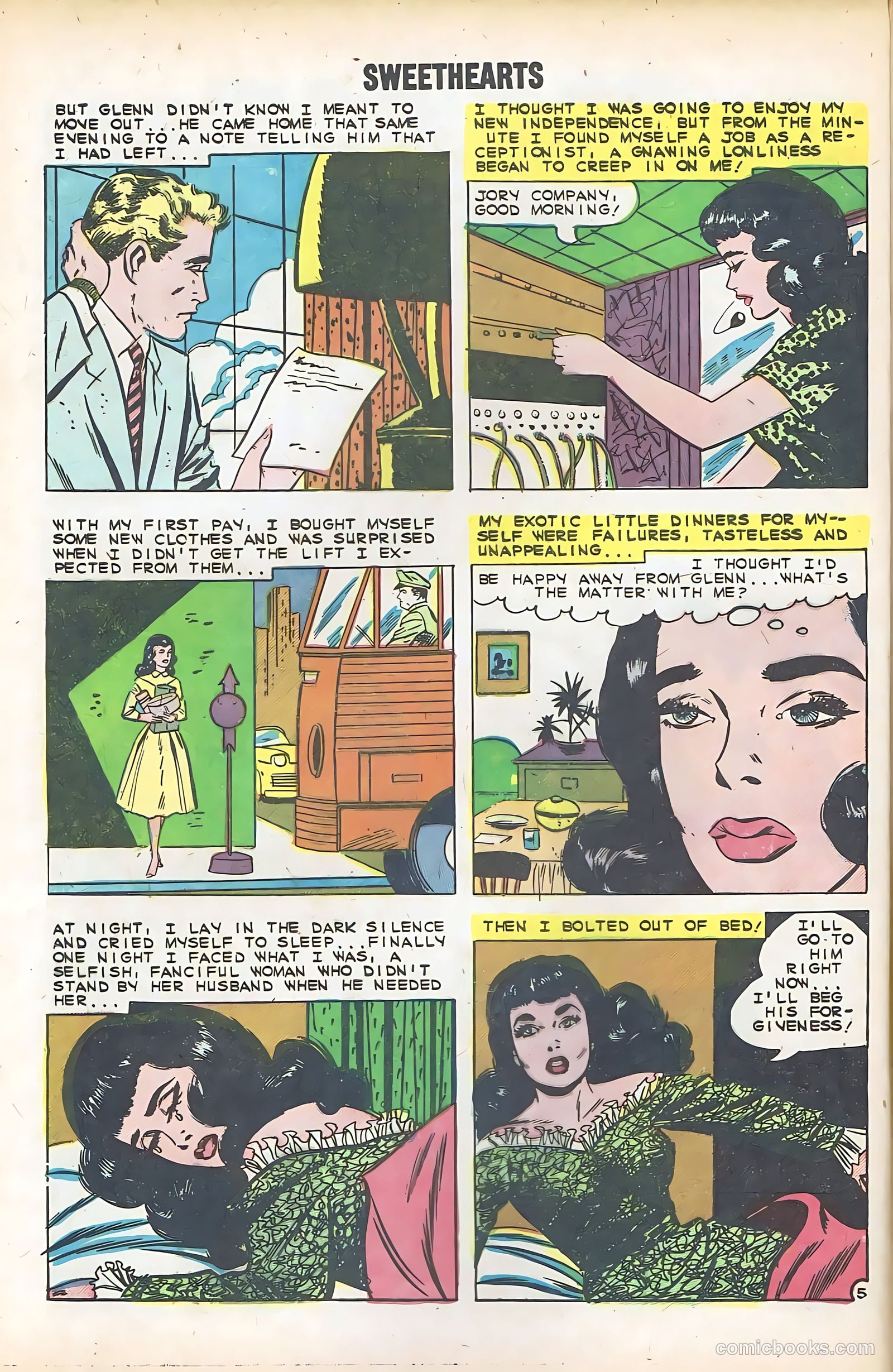 Sweethearts #53 (1960) — page 8 of 36