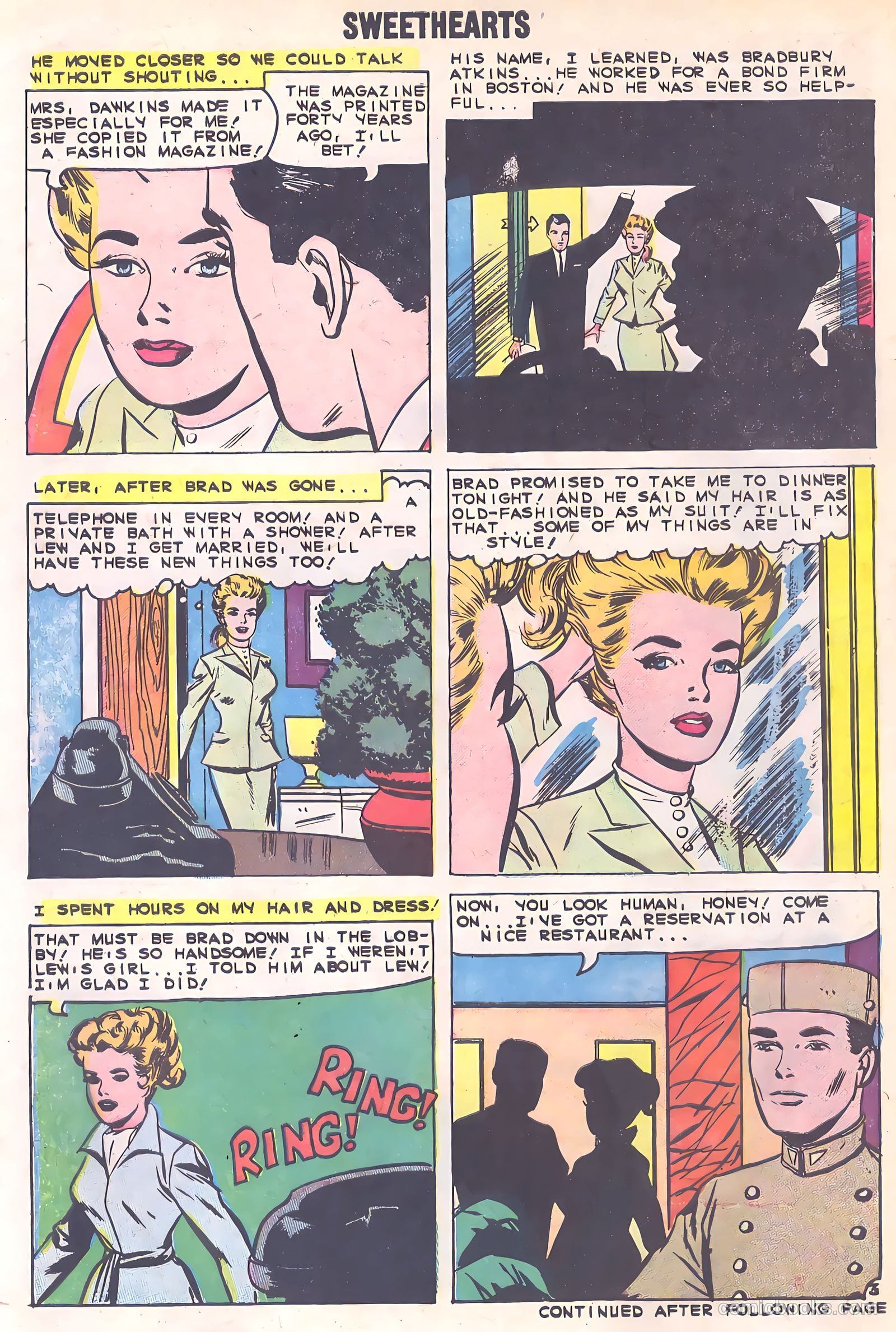 Sweethearts #54 (1960) — page 30 of 36