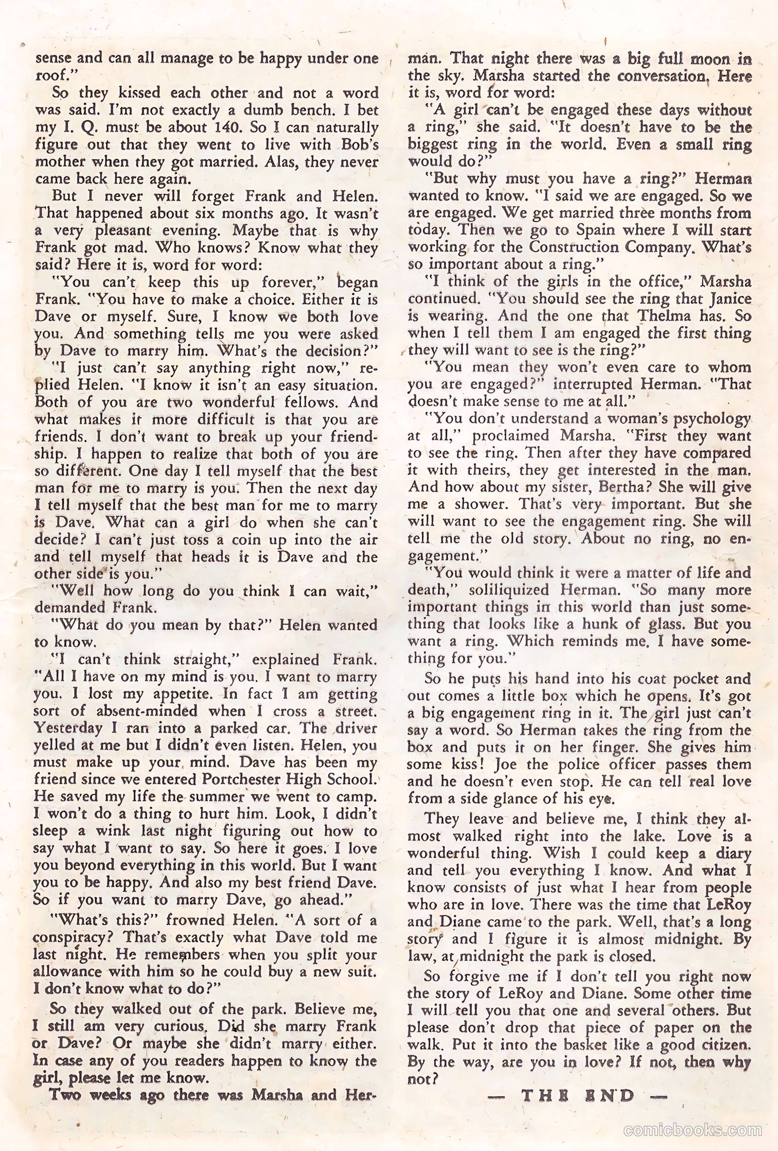 Sweethearts #55 (1960) — page 17 of 37