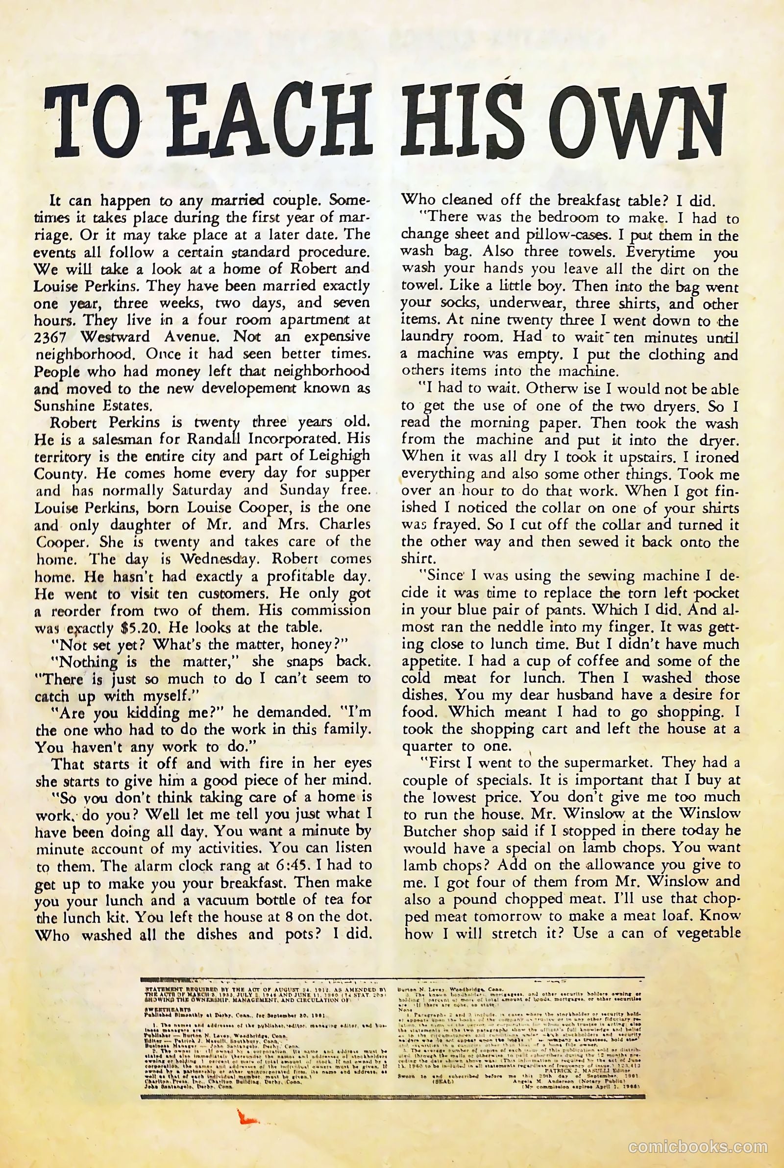 Sweethearts #65 (1962) — page 20 of 36
