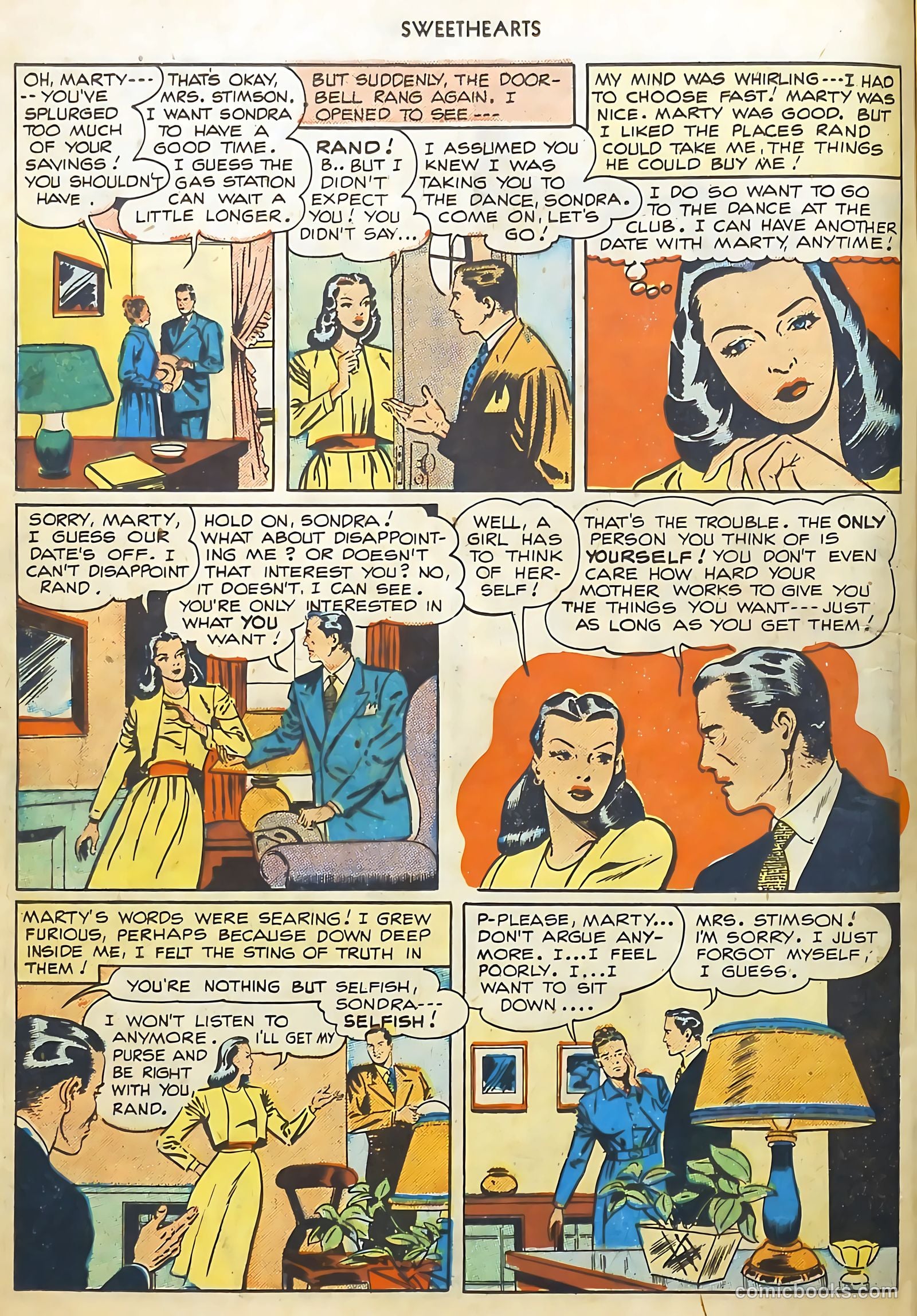 Sweethearts #69 (1948) — page 23 of 50