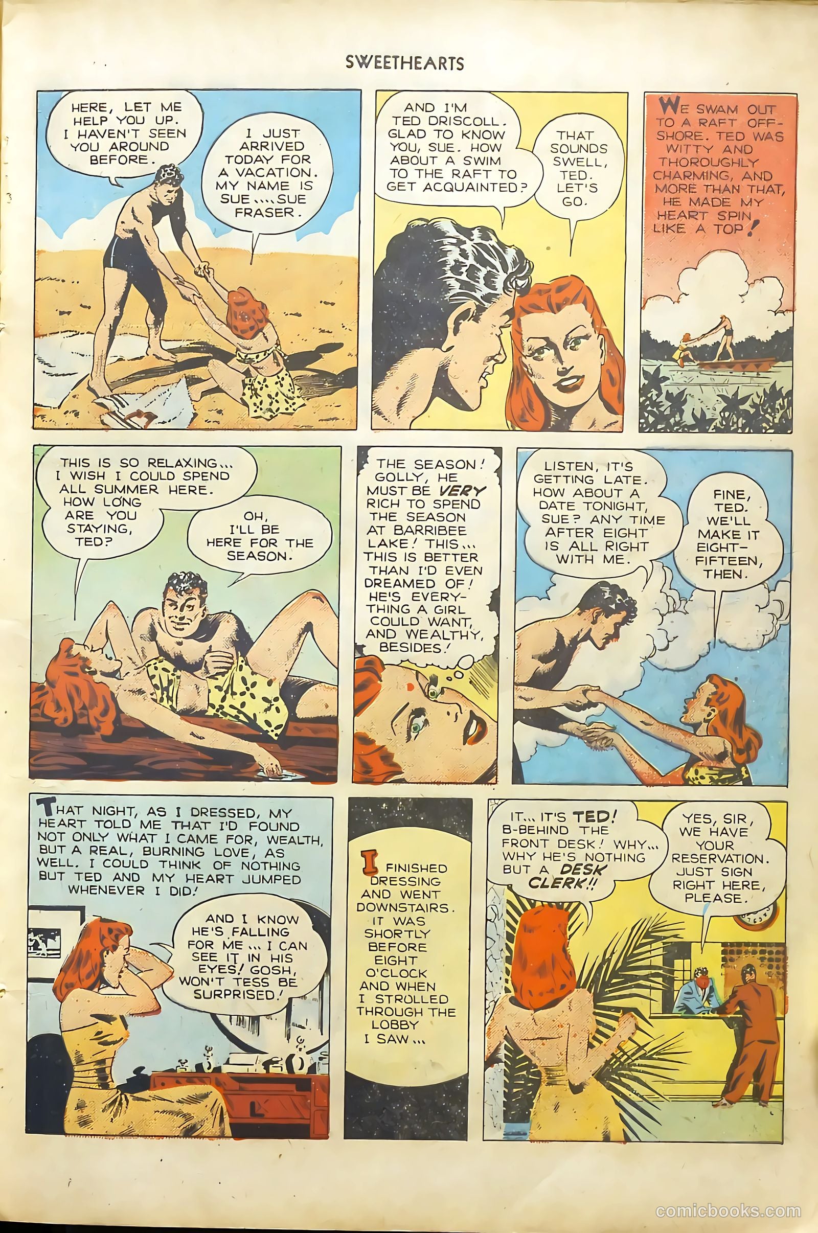 Sweethearts #70 (1948) — page 21 of 52