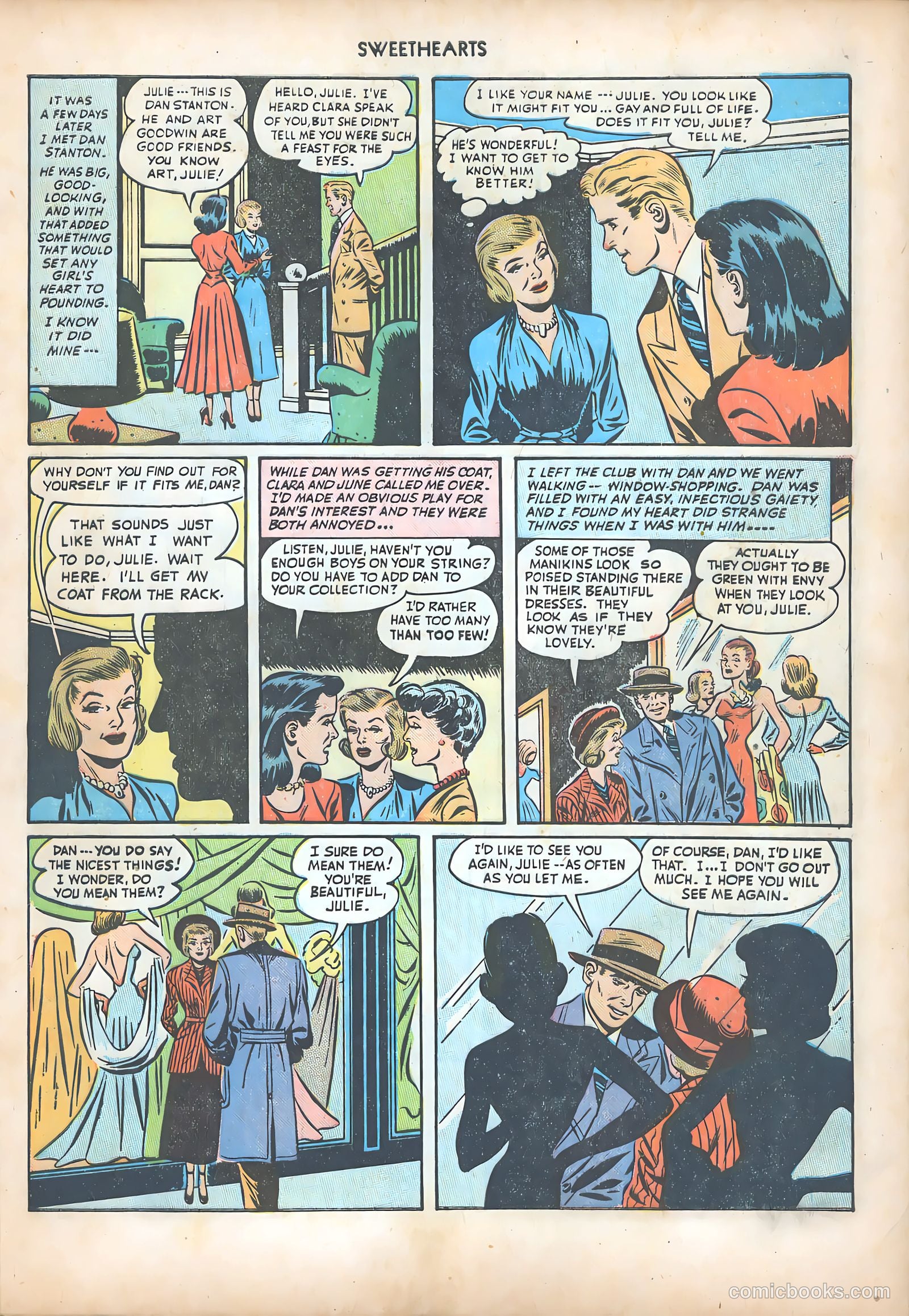 Sweethearts #73 (1949) — page 21 of 52