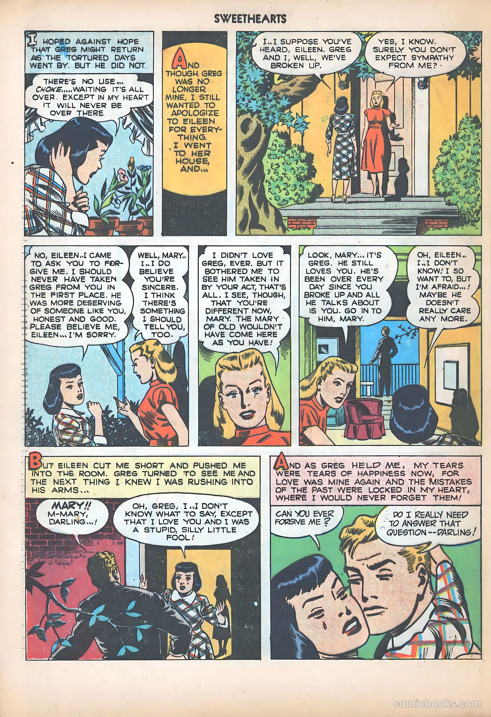Sweethearts #73 (1949) — page 40 of 52