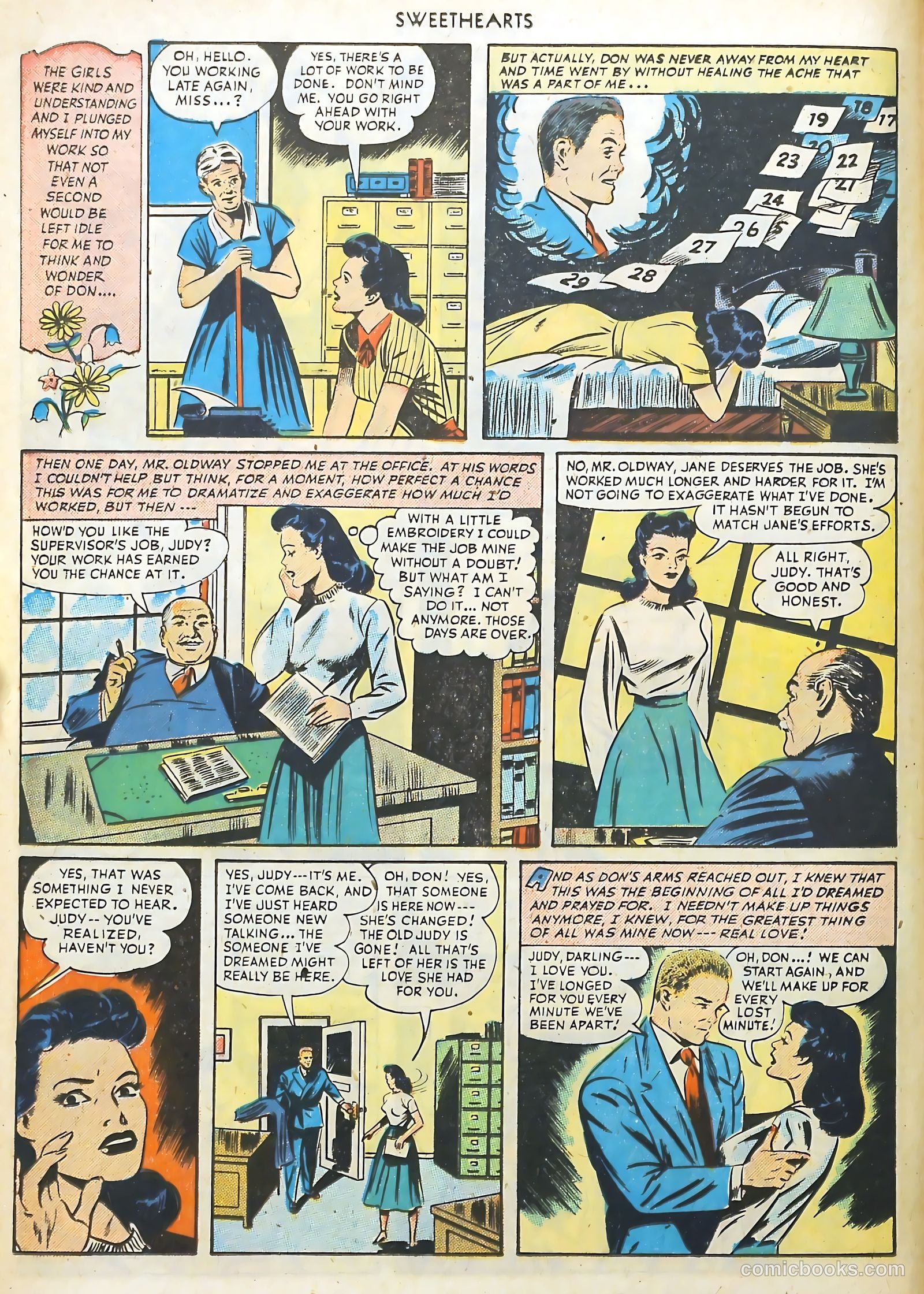 Sweethearts #74 (1949) — page 16 of 52