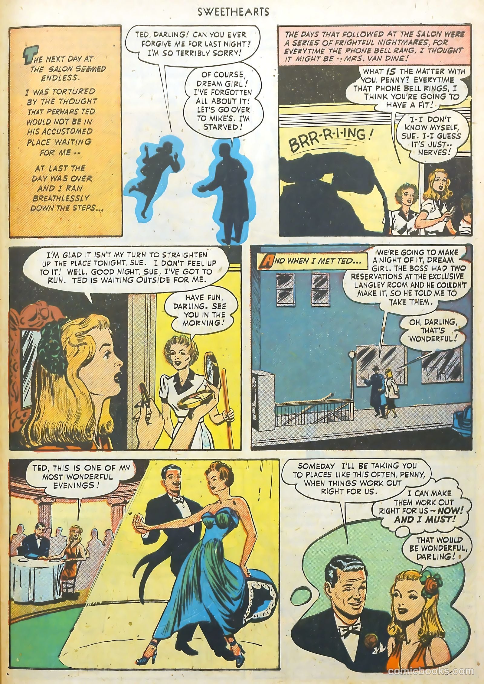Sweethearts #74 (1949) — page 45 of 52
