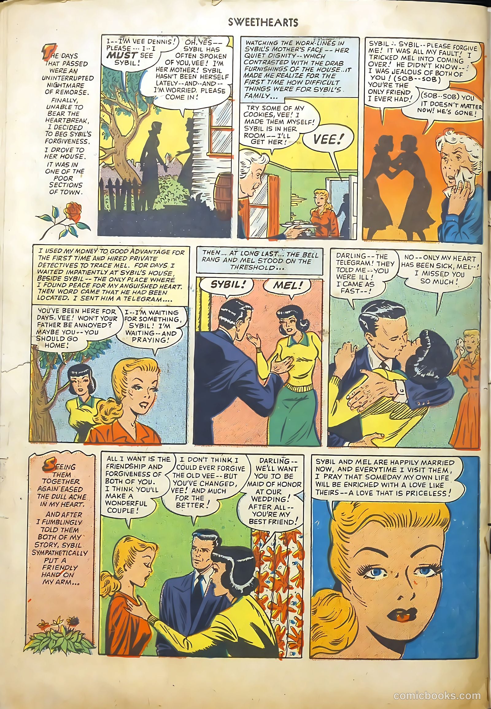 Sweethearts #78 (1949) — page 50 of 52