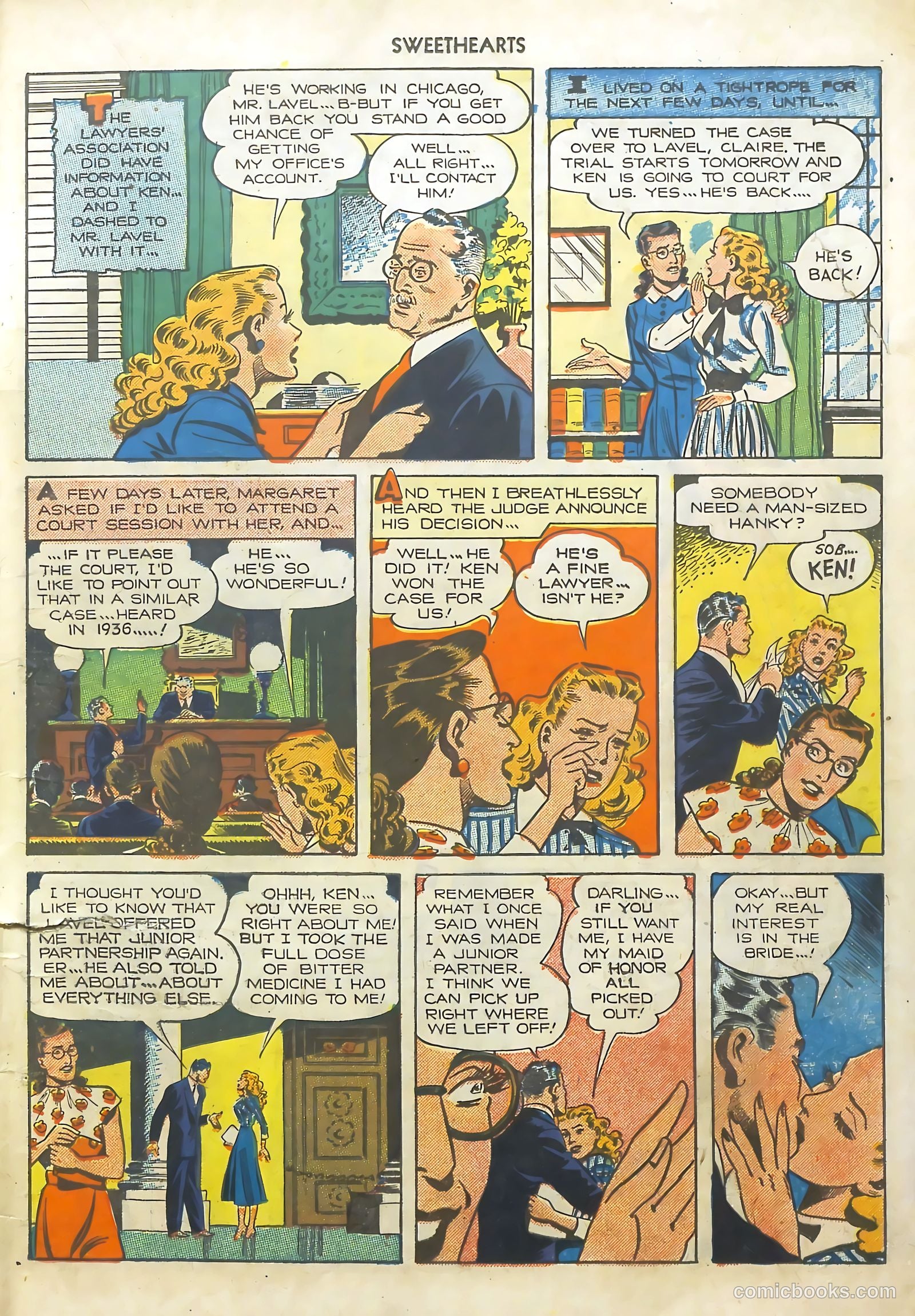 Sweethearts #79 (1949) — page 16 of 53