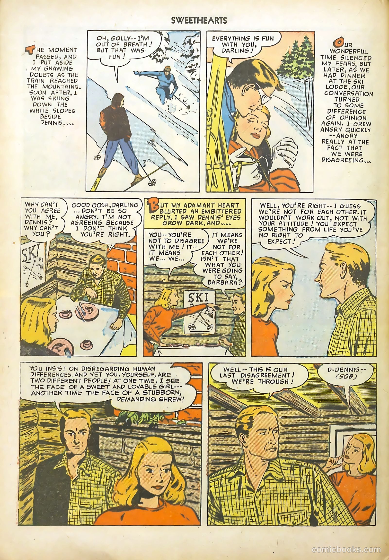 Sweethearts #81 (1949) — page 36 of 52