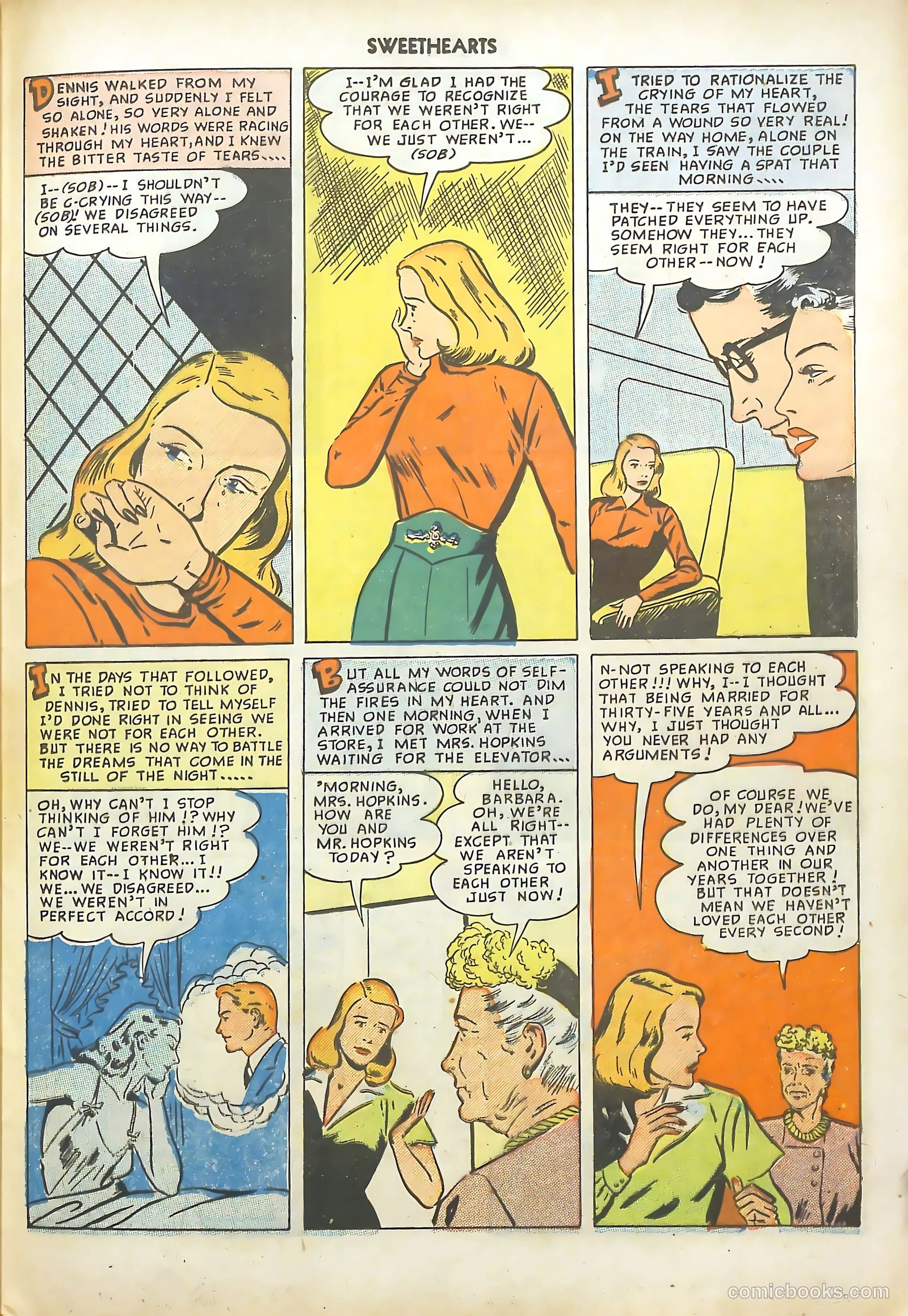 Sweethearts #81 (1949) — page 37 of 52