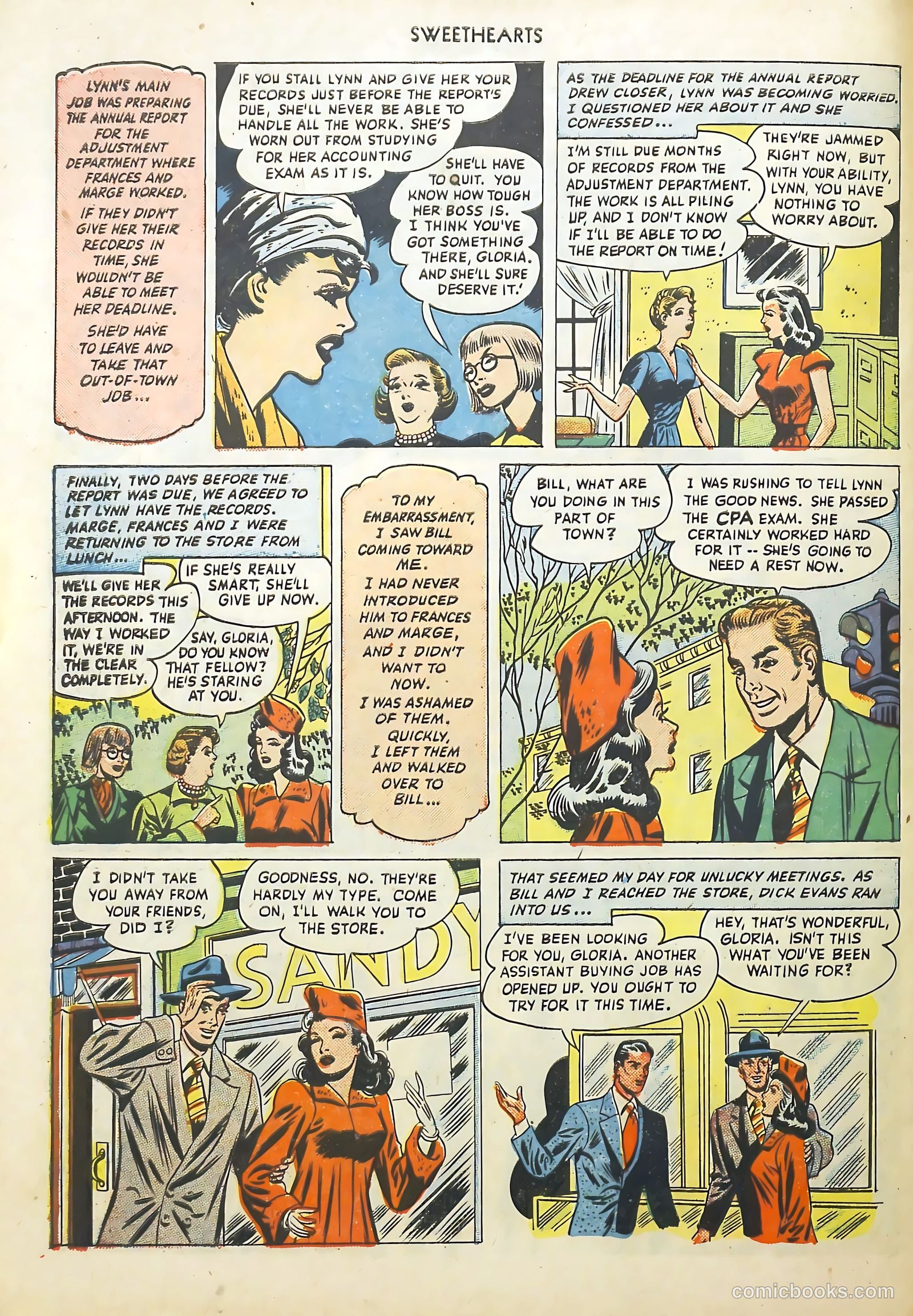 Sweethearts #82 (1949) — page 34 of 52
