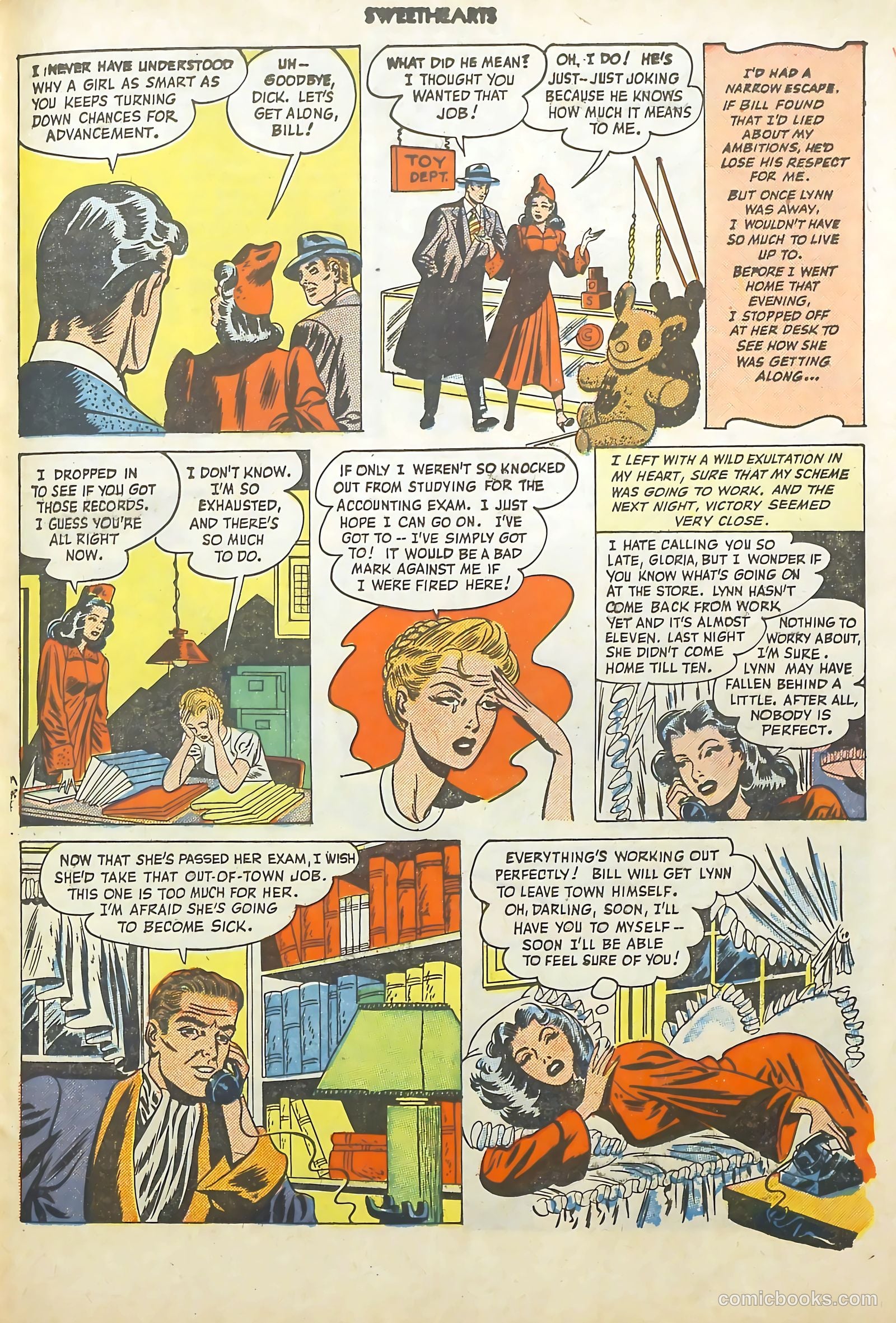 Sweethearts #82 (1949) — page 35 of 52
