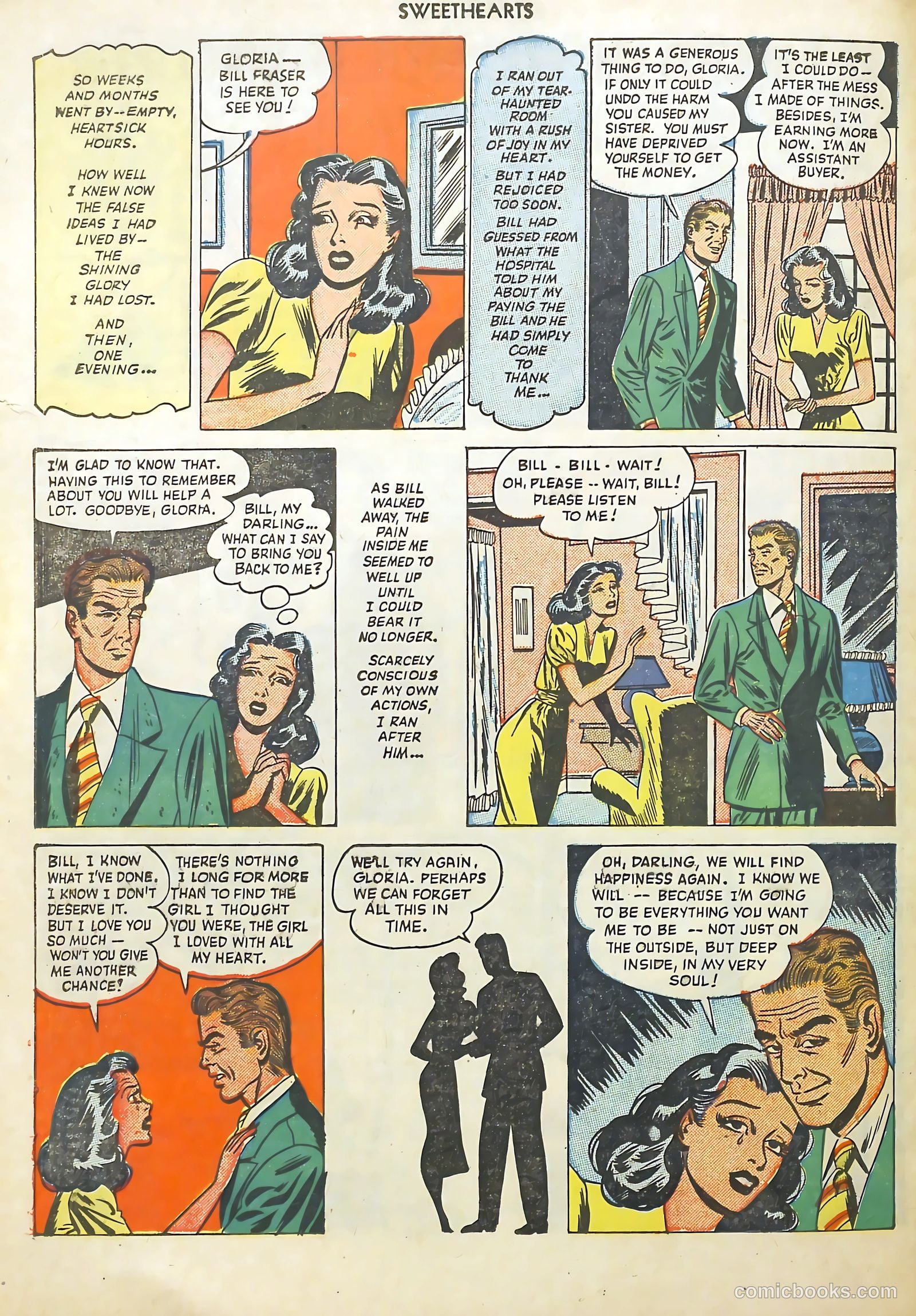 Sweethearts #82 (1949) — page 38 of 52