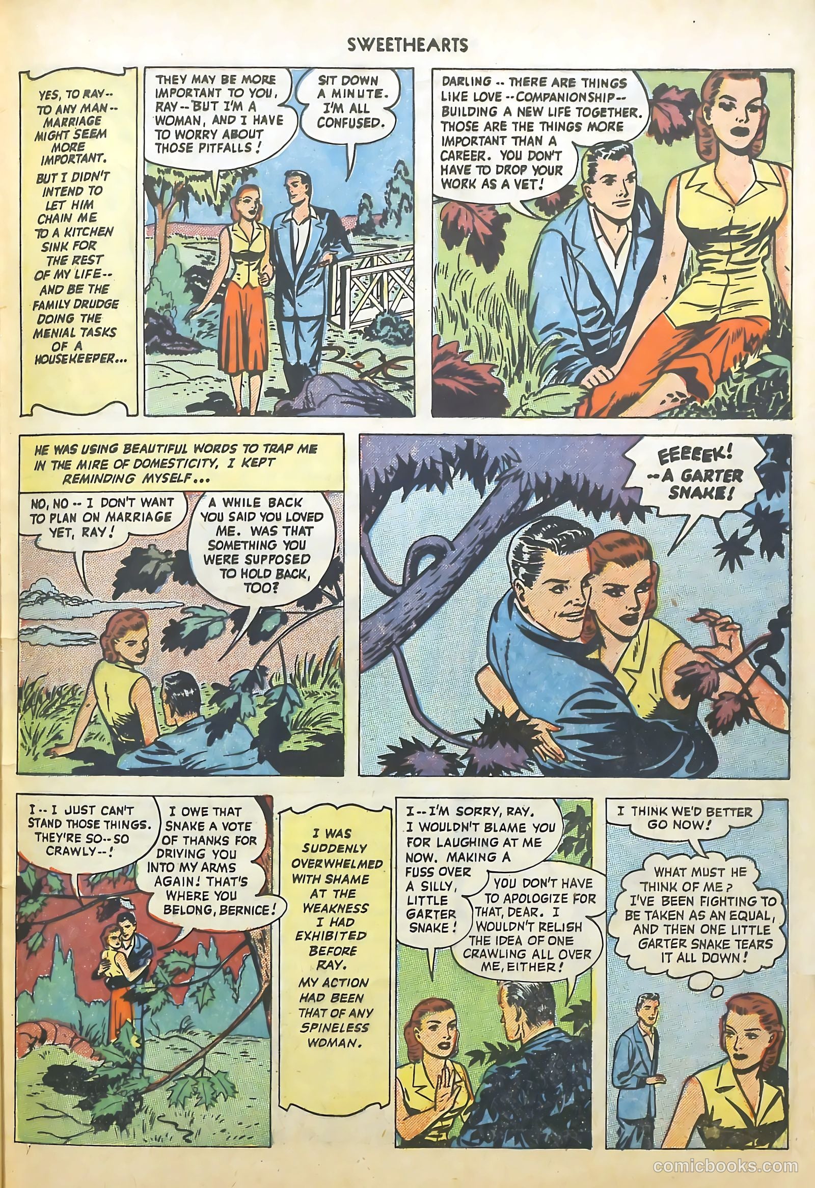 Sweethearts #83 (1950) — page 33 of 52