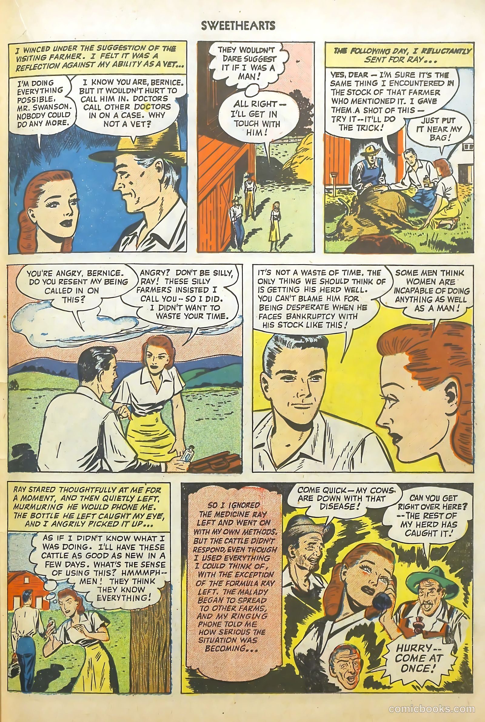Sweethearts #83 (1950) — page 35 of 52