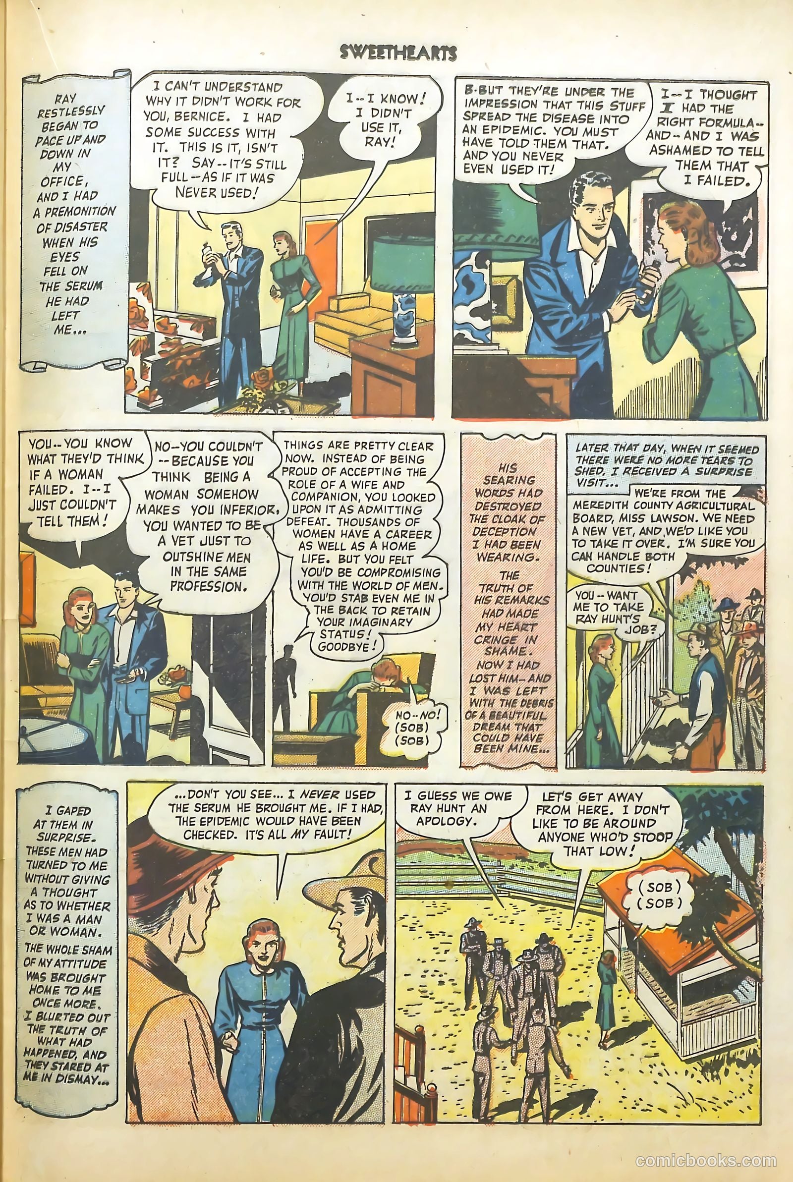 Sweethearts #83 (1950) — page 37 of 52