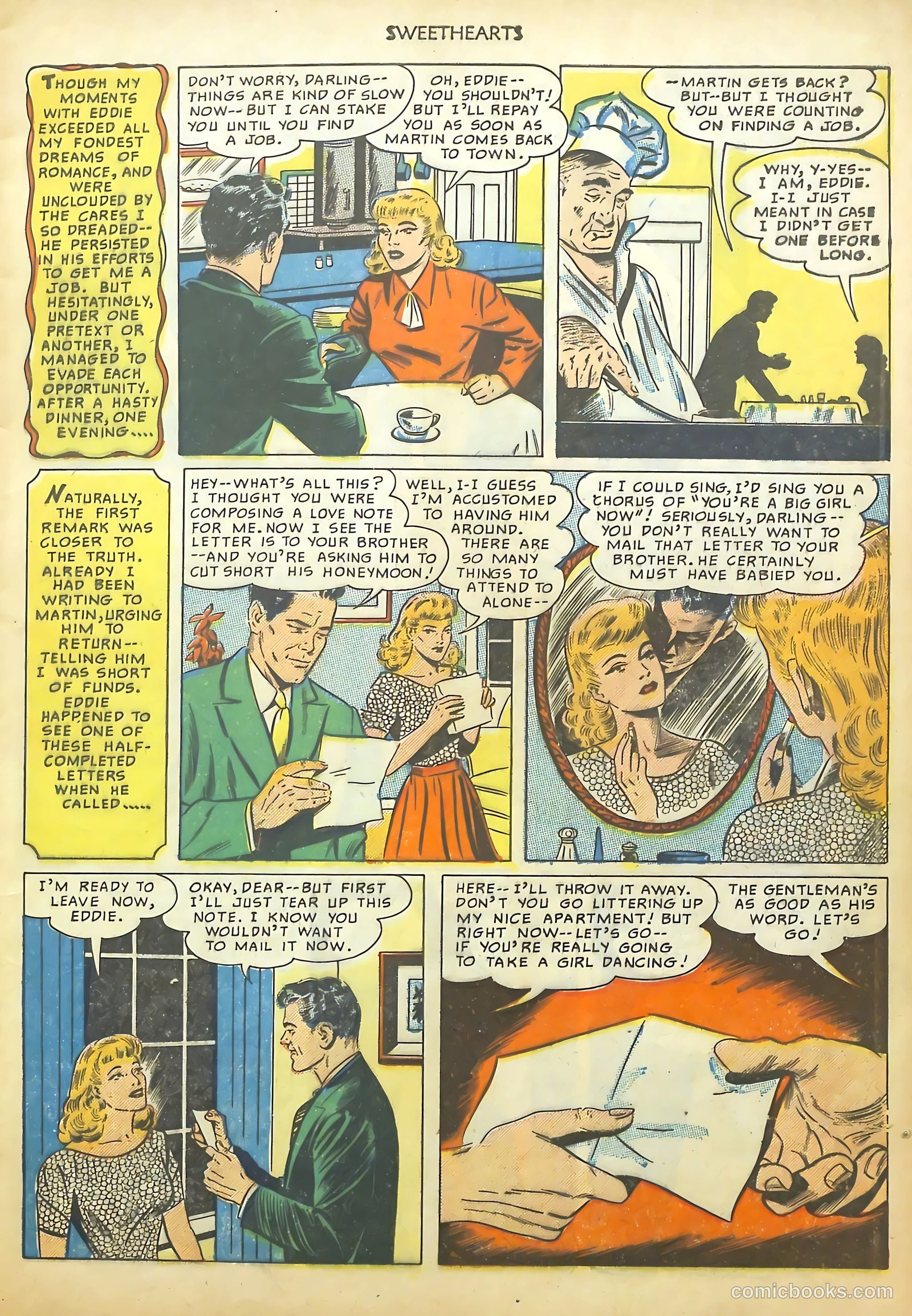 Sweethearts #84 (1950) — page 9 of 36