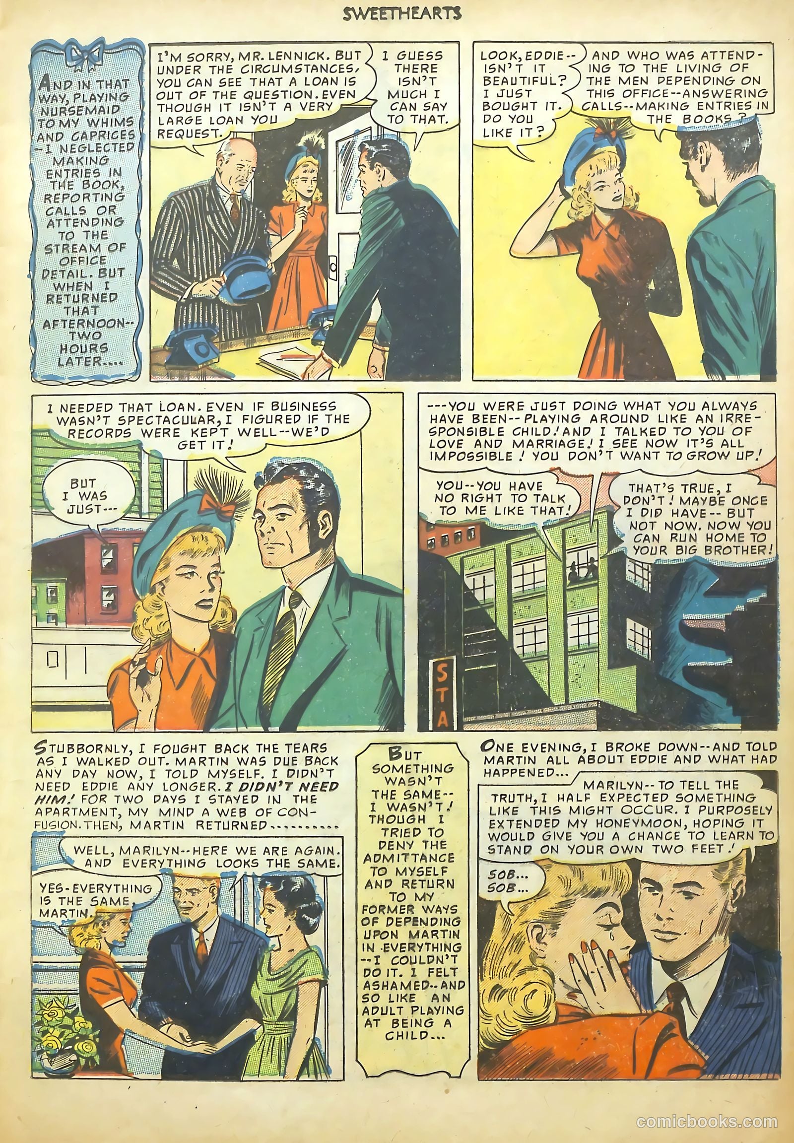 Sweethearts #84 (1950) — page 13 of 36