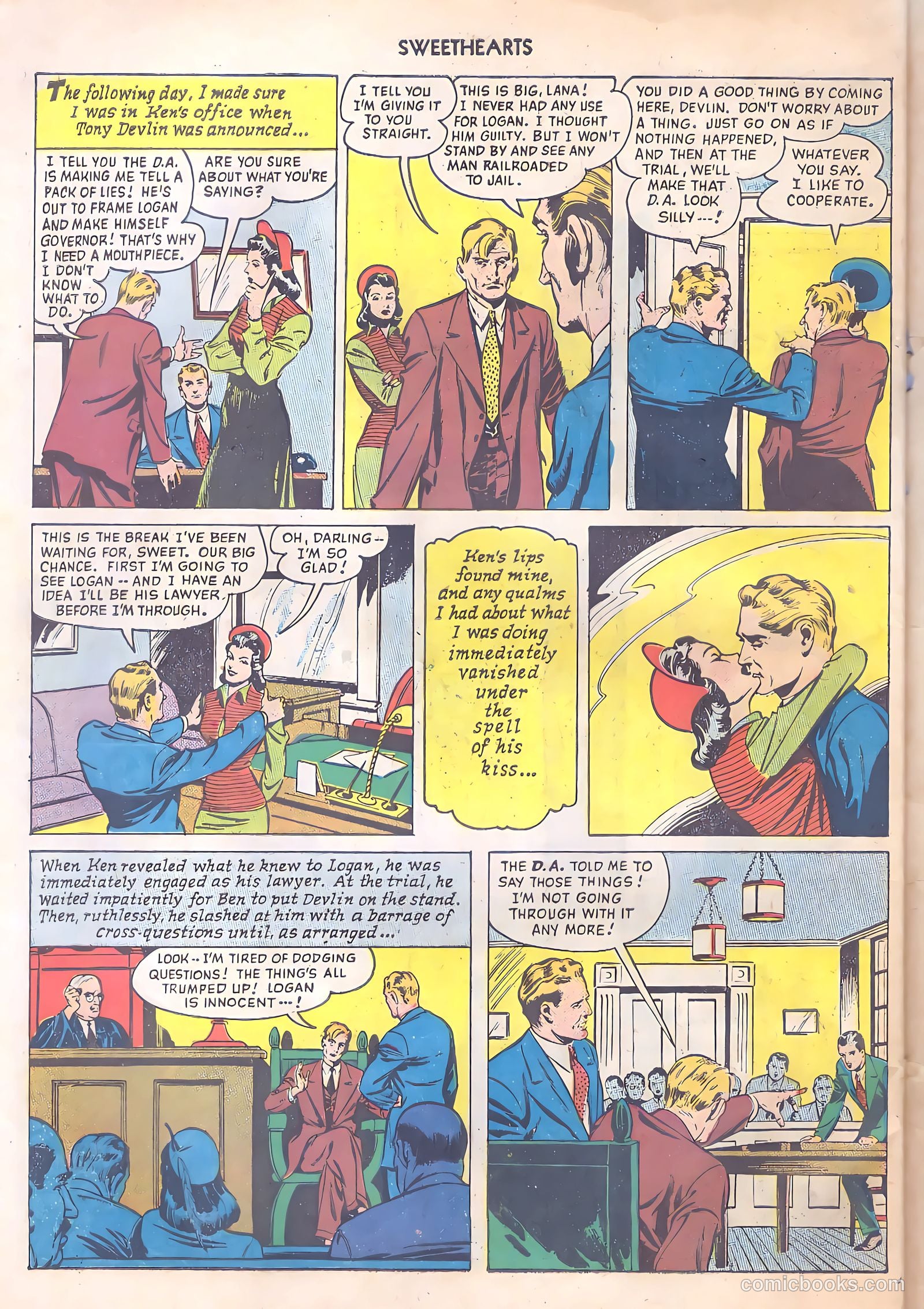 Sweethearts #85 (1950) — page 46 of 52