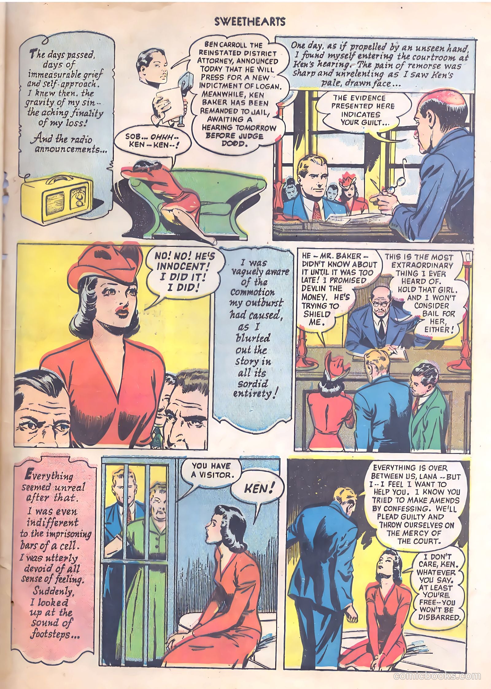 Sweethearts #85 (1950) — page 49 of 52