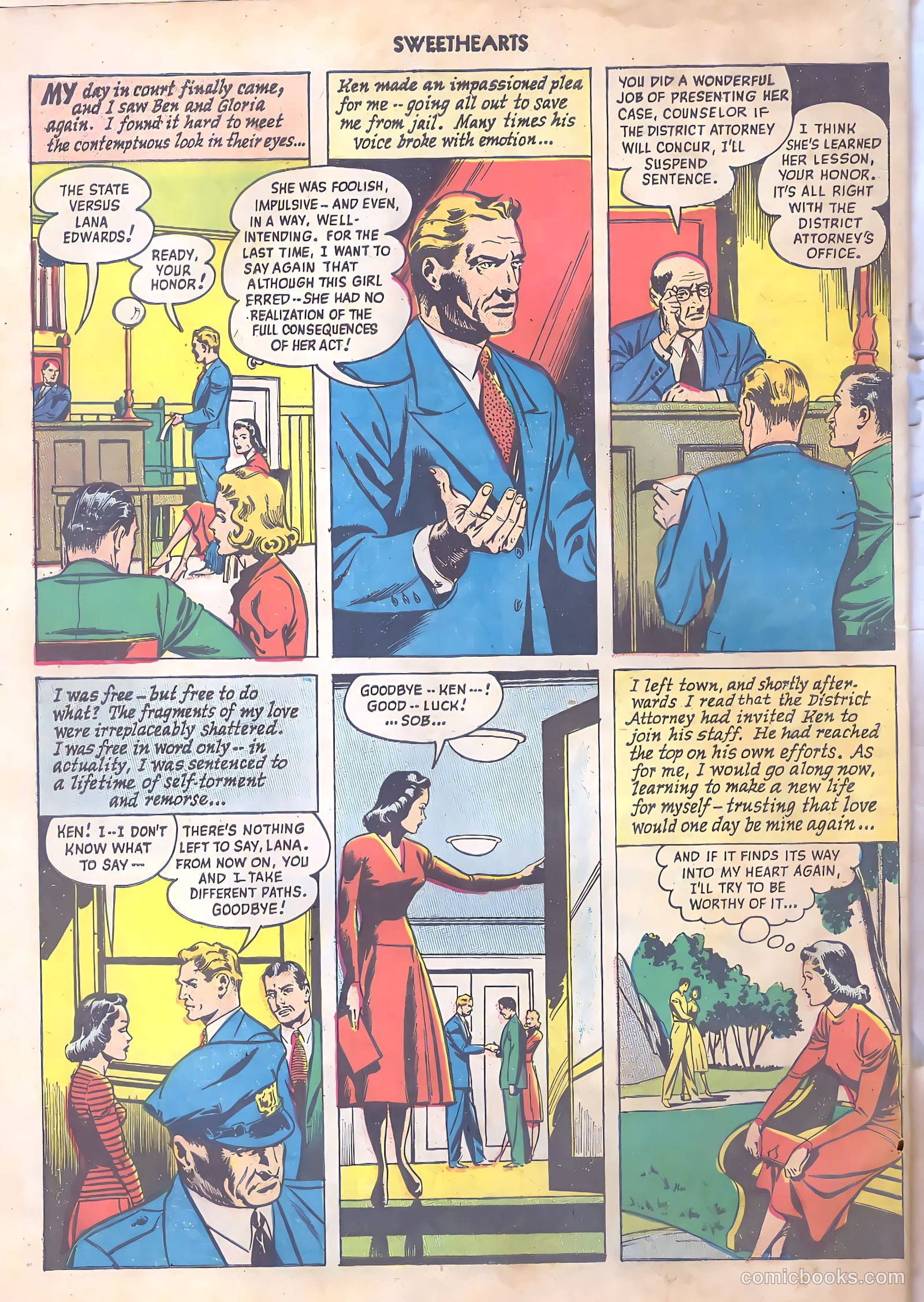 Sweethearts #85 (1950) — page 50 of 52