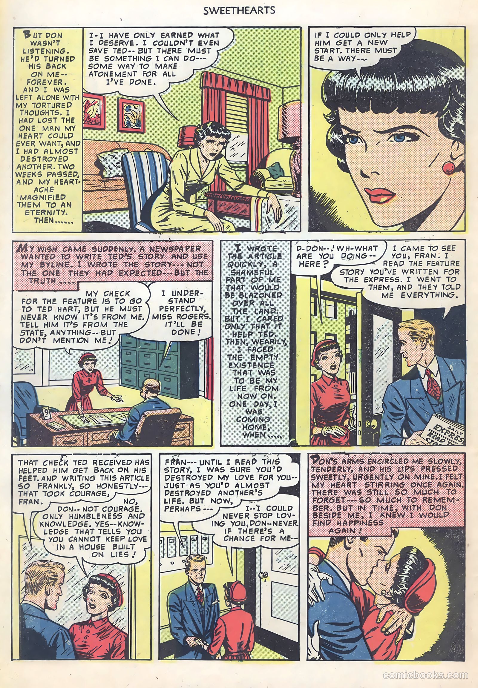 Sweethearts #86 (1950) — page 38 of 52