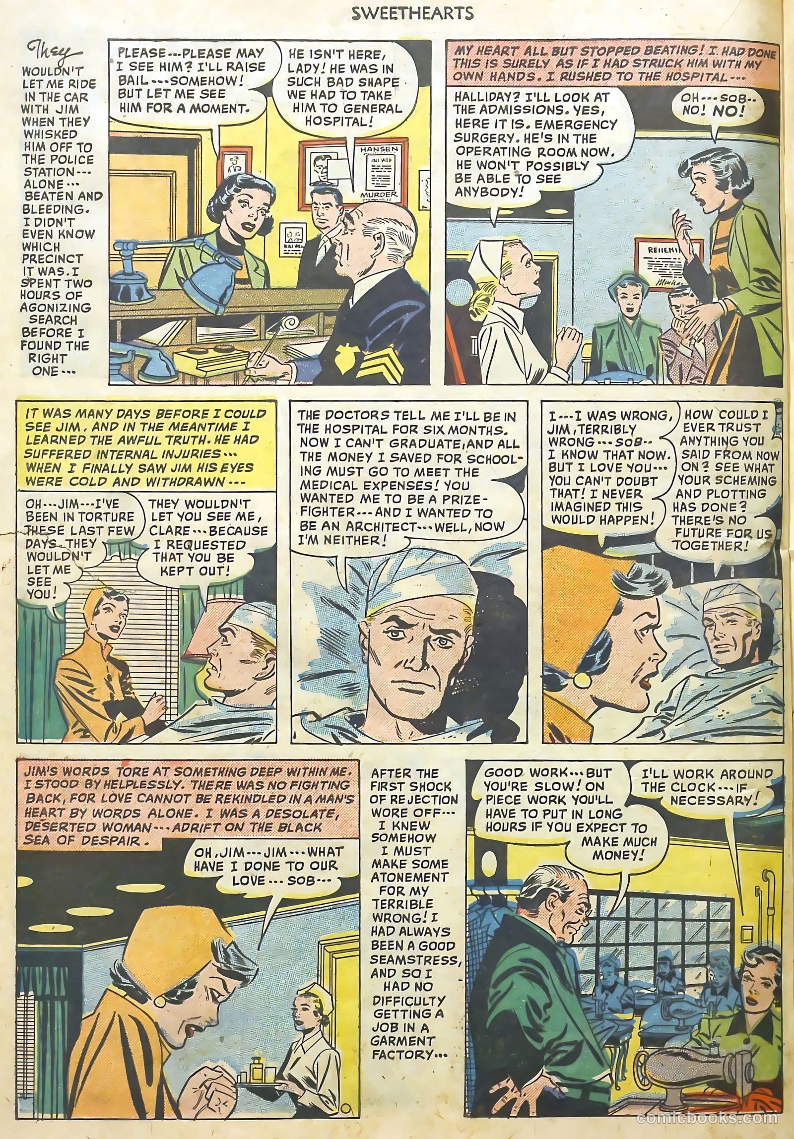 Sweethearts #92 (1950) — page 23 of 37