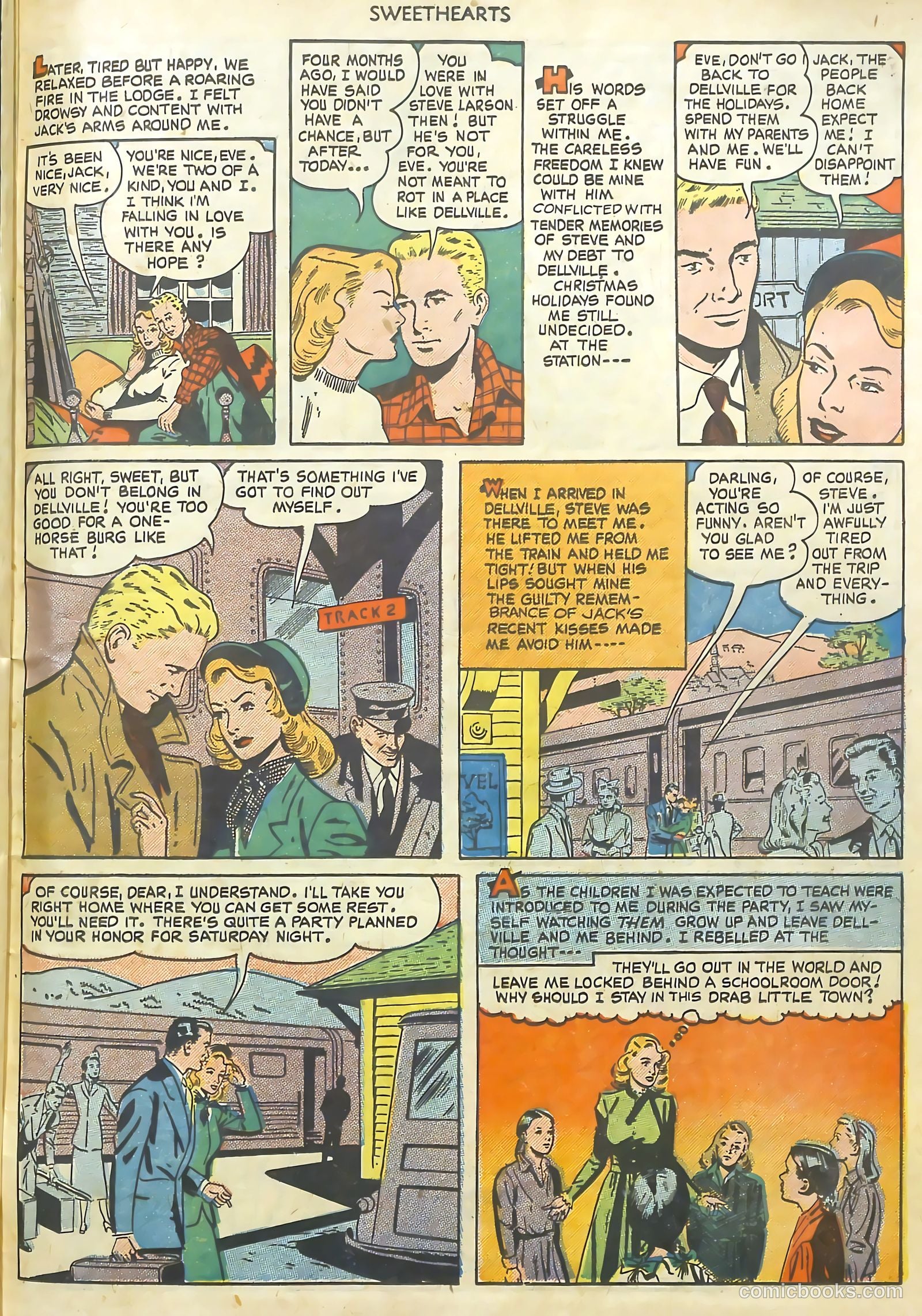 Sweethearts #92 (1950) — page 32 of 37