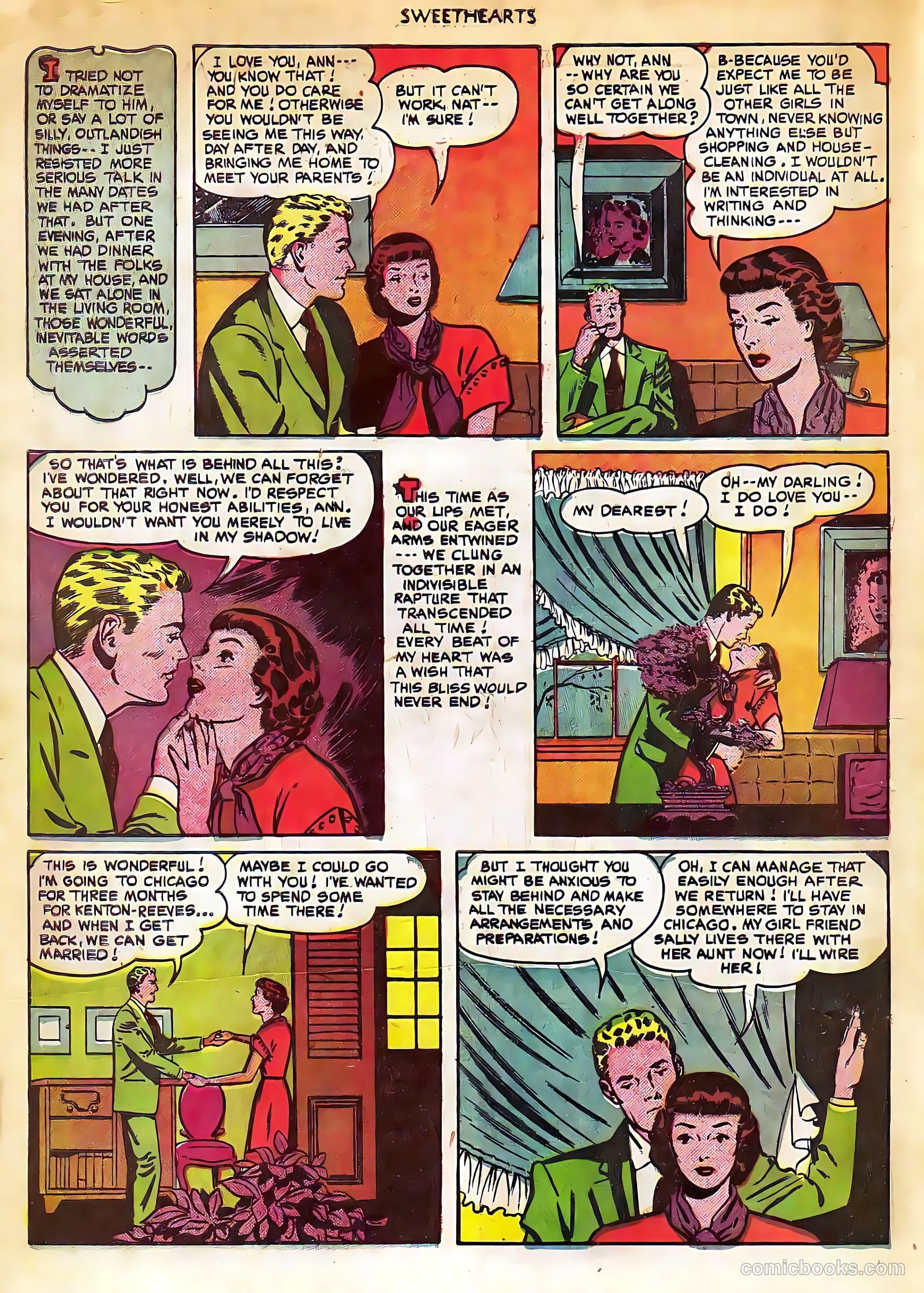 Sweethearts #93 (1950) — page 18 of 36