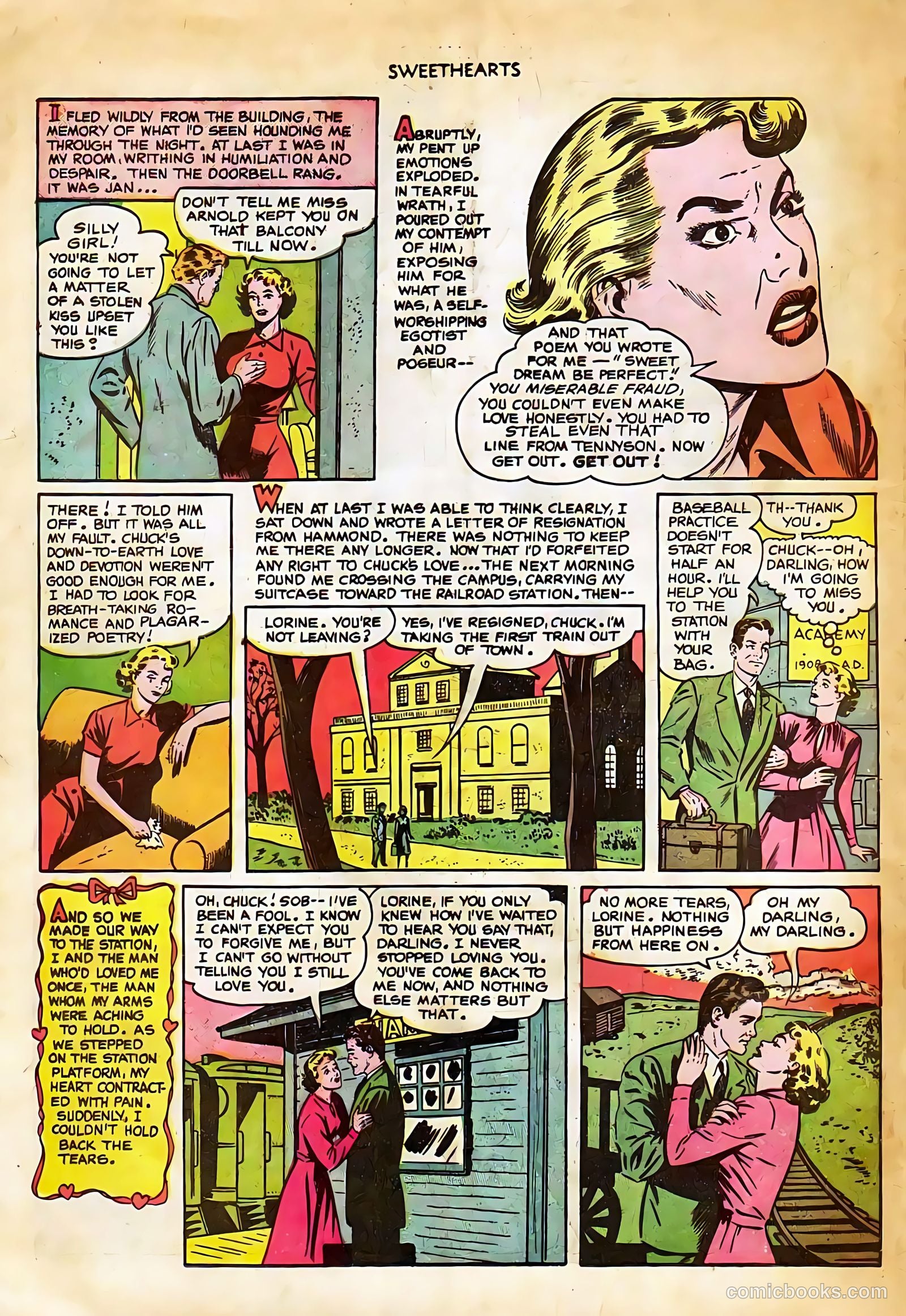Sweethearts #93 (1950) — page 34 of 36