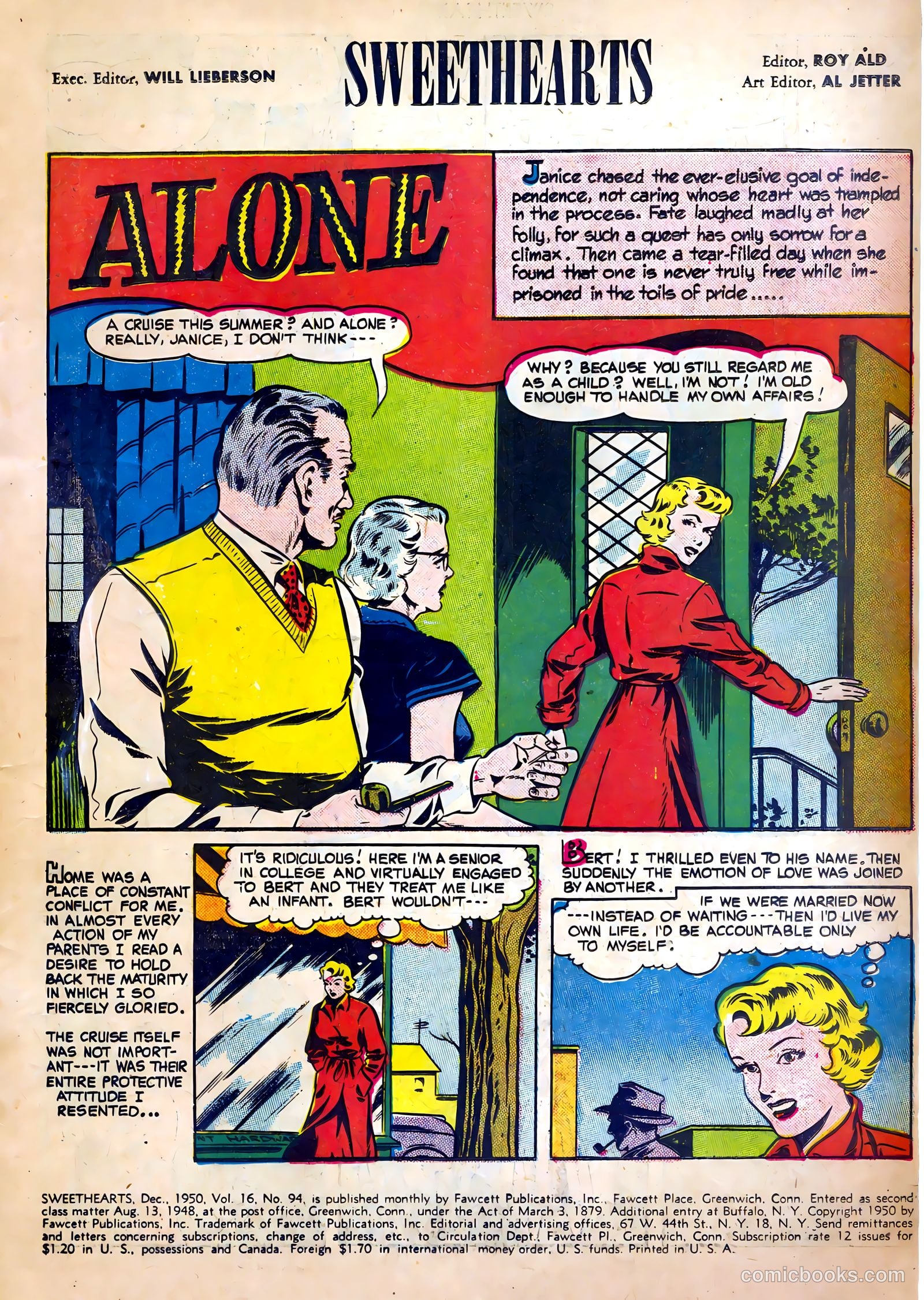 Sweethearts #94 (1950) — page 3 of 36