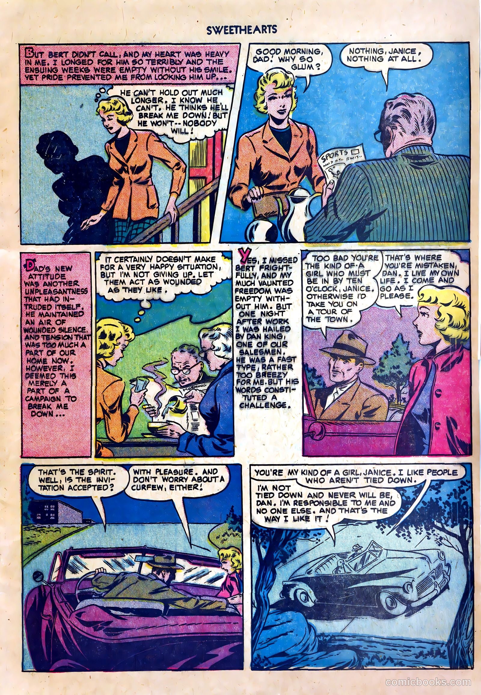 Sweethearts #94 (1950) — page 7 of 36
