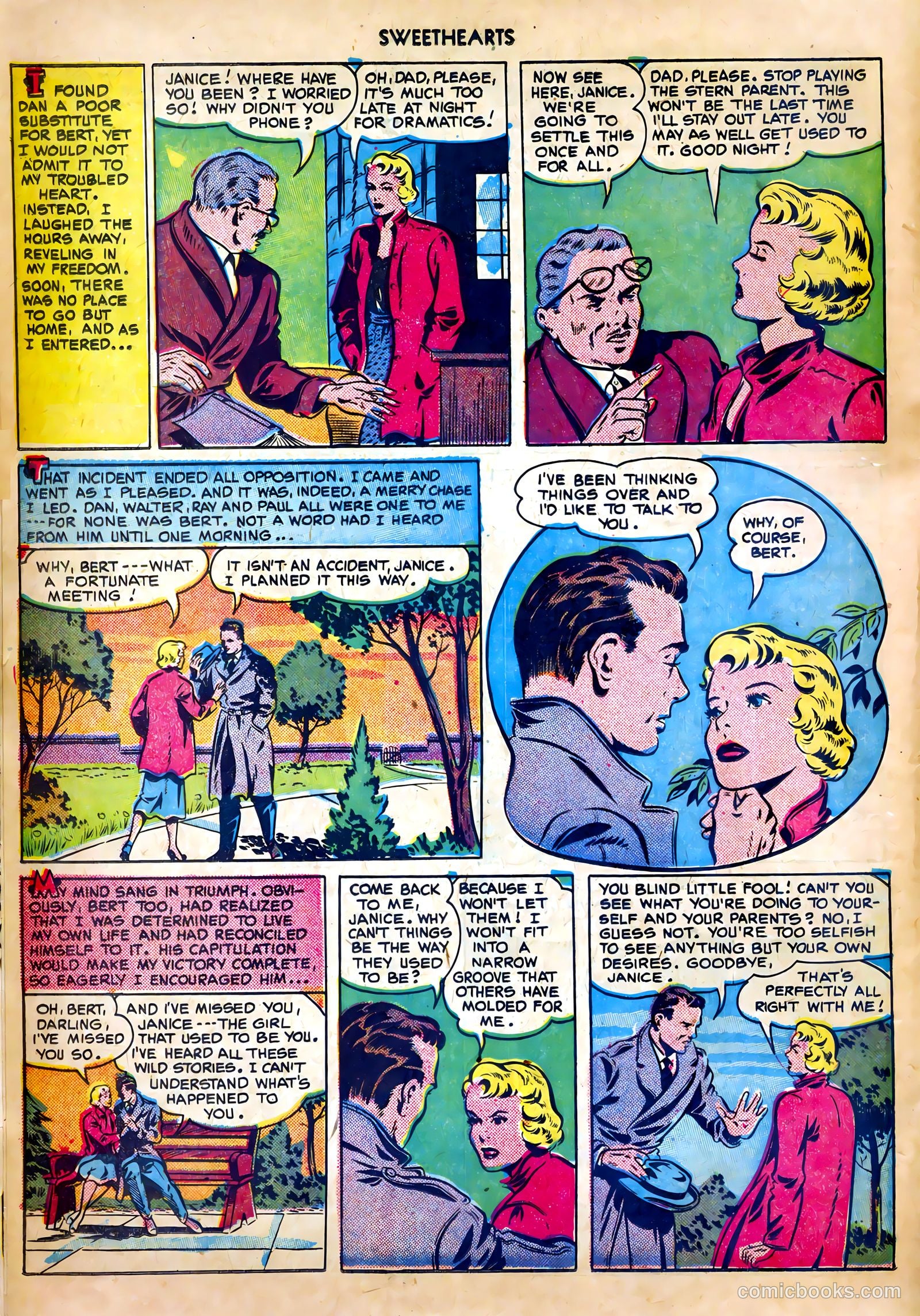Sweethearts #94 (1950) — page 8 of 36