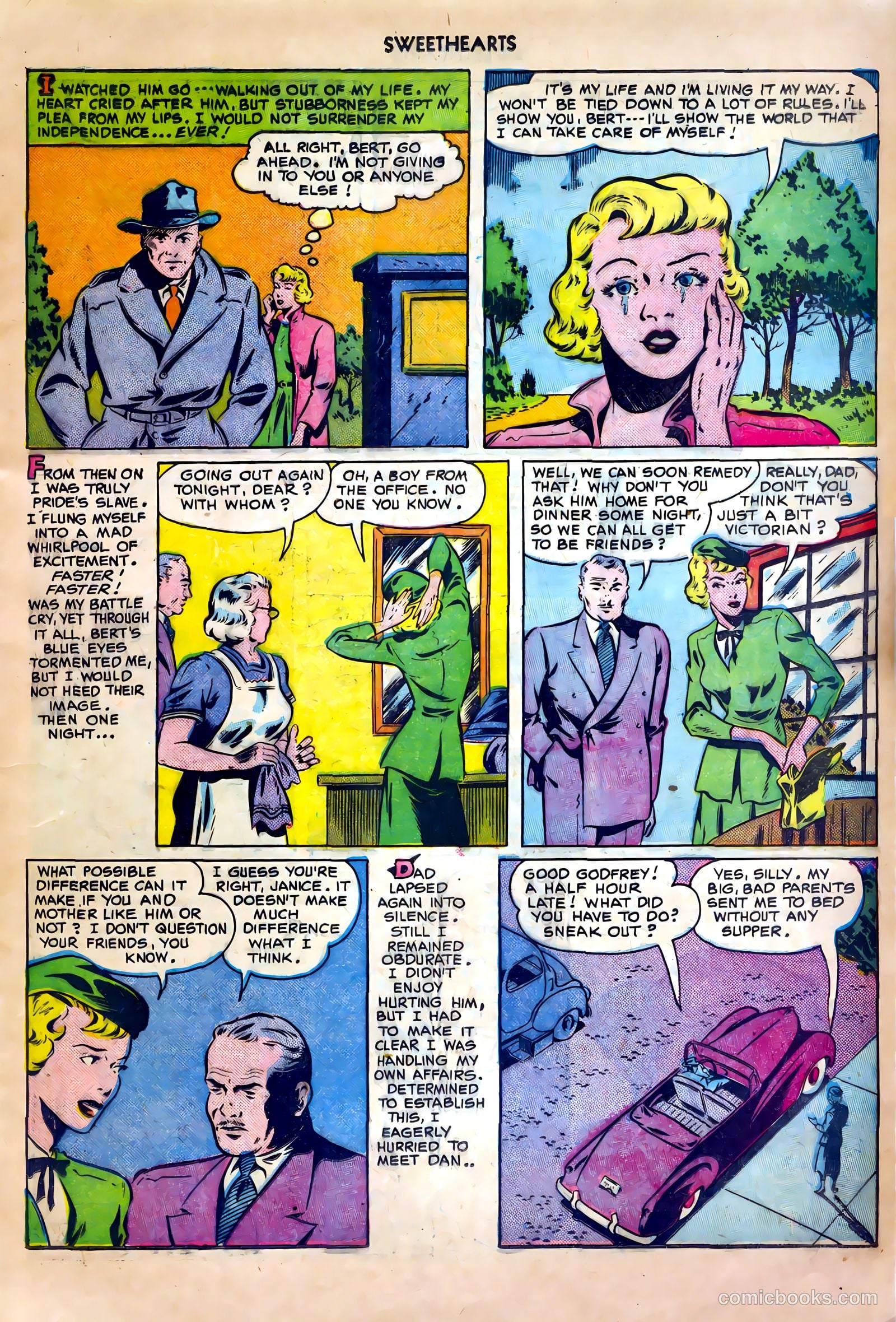 Sweethearts #94 (1950) — page 9 of 36