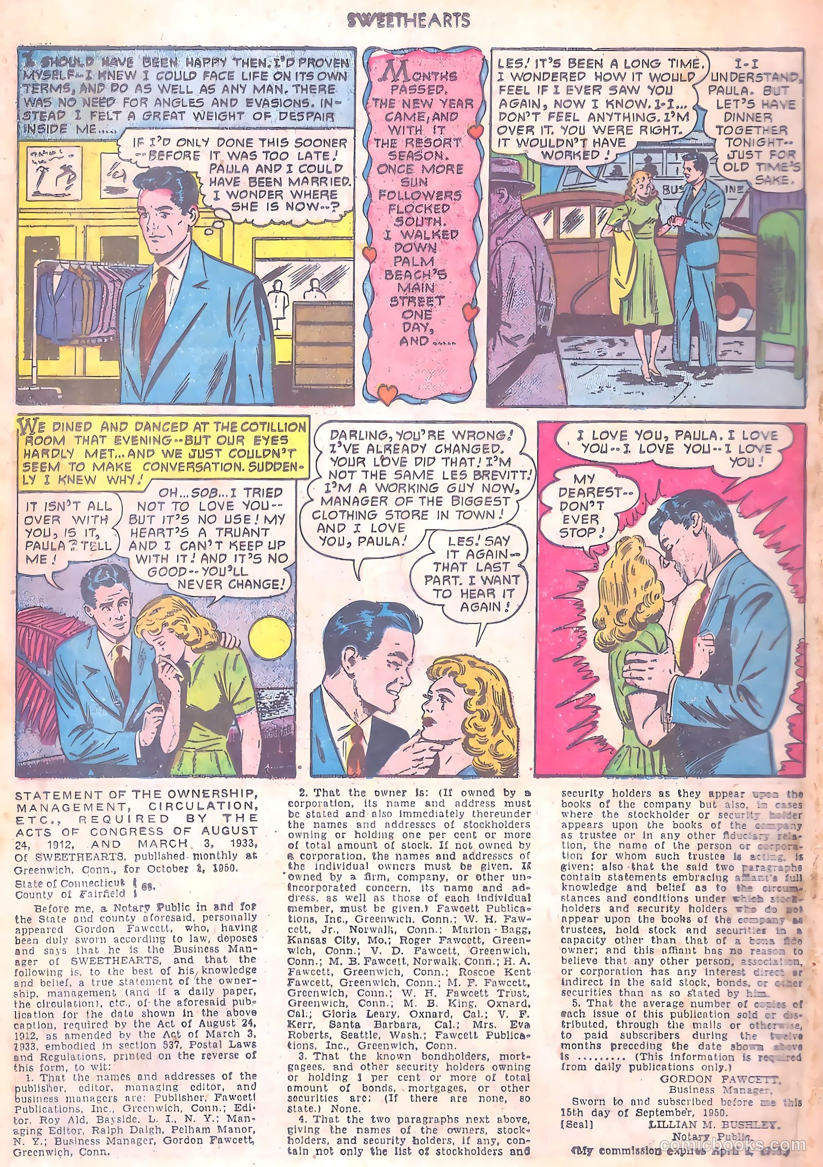 Sweethearts #95 (1951) — page 33 of 34