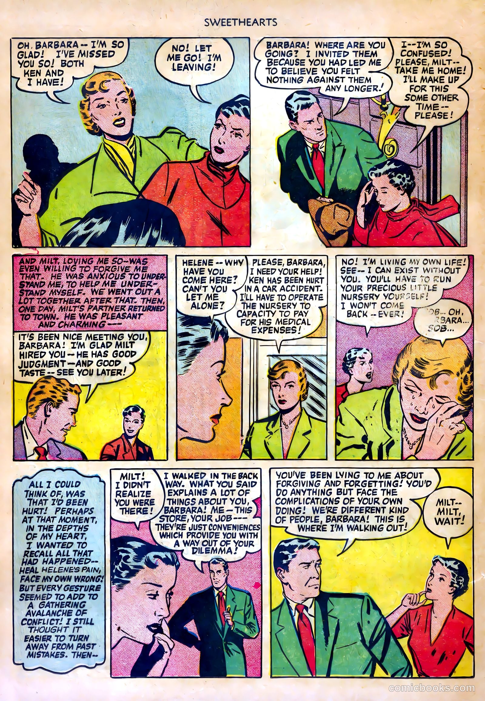 Sweethearts #96 (1951) — page 32 of 36