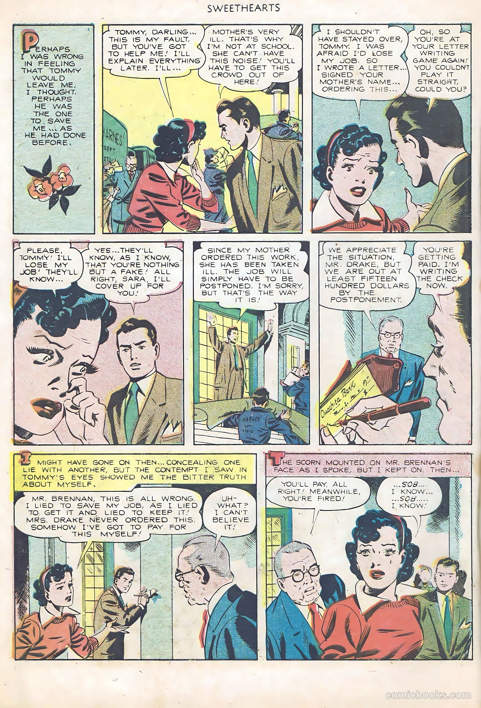 Sweethearts #98 (1951) — page 22 of 36