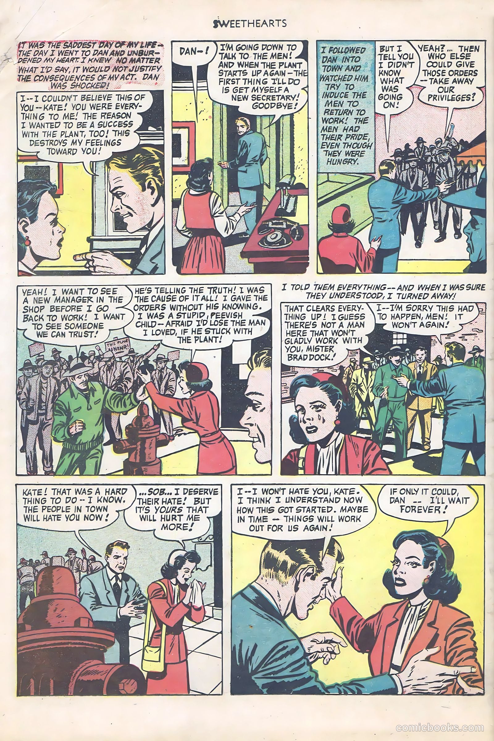 Sweethearts #98 (1951) — page 34 of 36