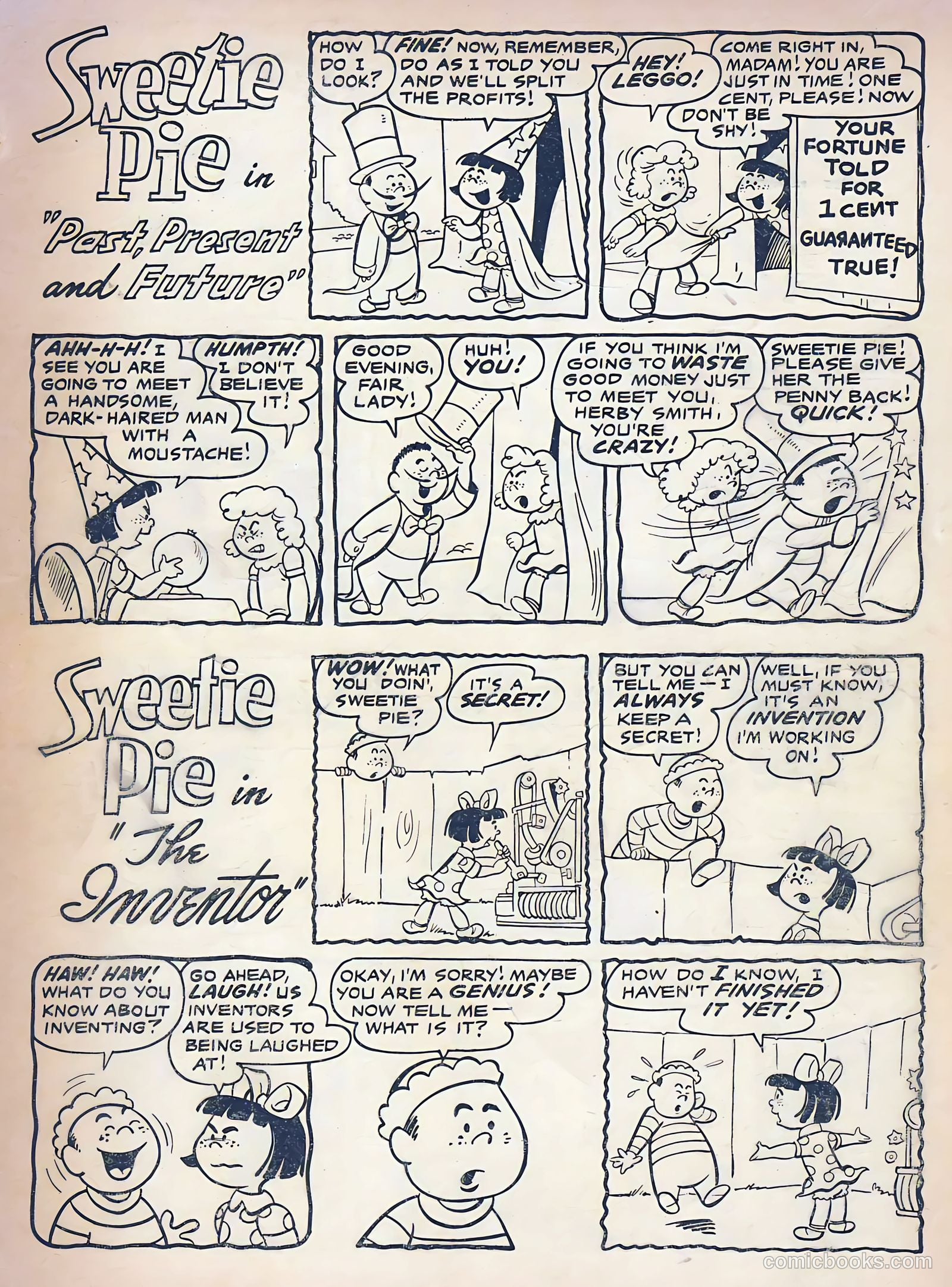 Sweetie Pie #1 (1955) — page 35 of 36