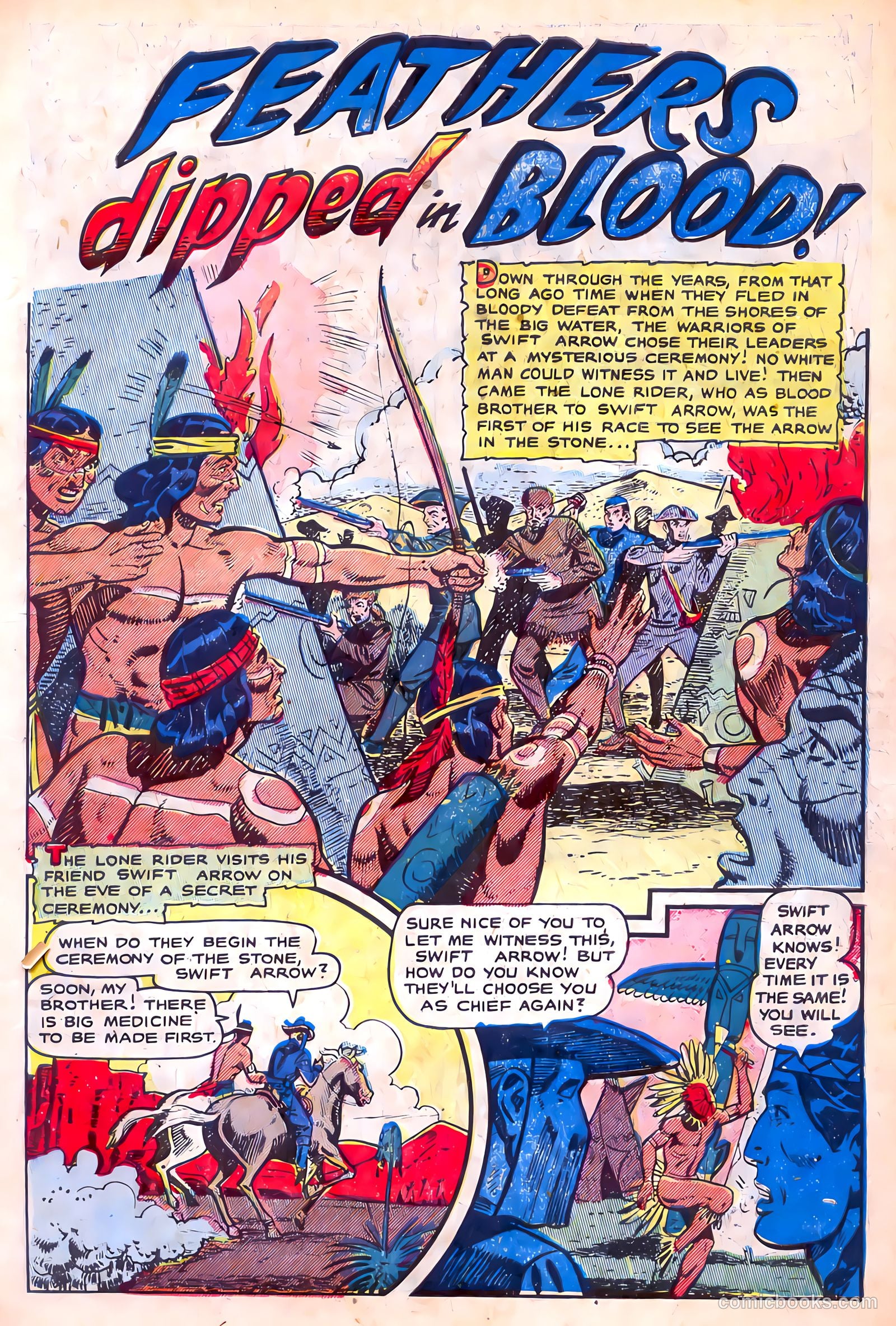 Swift Arrow #1 (1954) — page 3 of 36