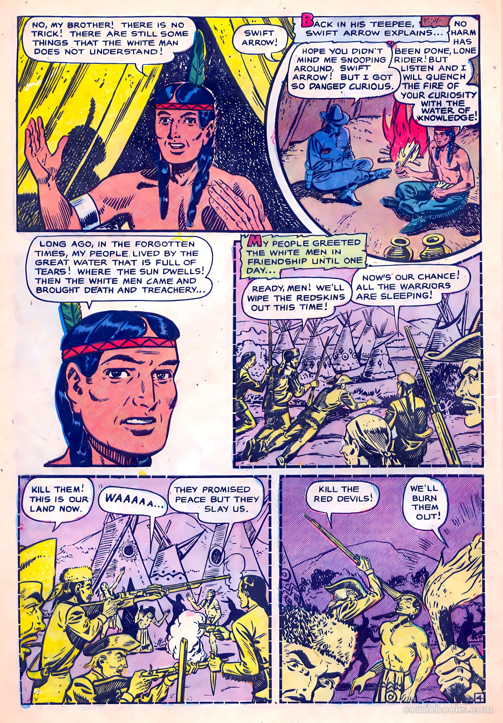 Swift Arrow #1 (1954) — page 6 of 36