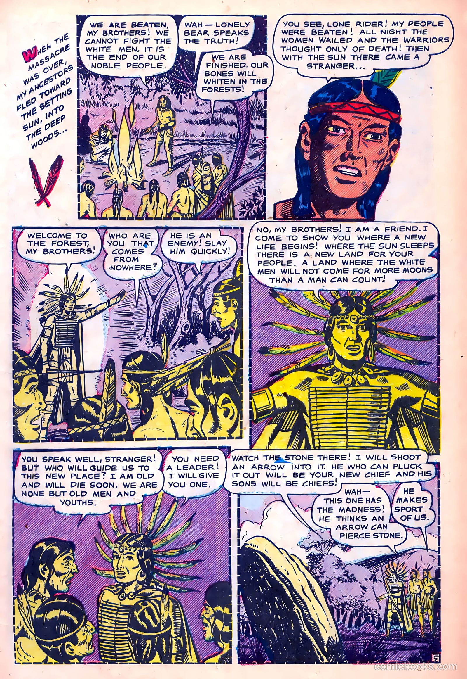 Swift Arrow #1 (1954) — page 7 of 36