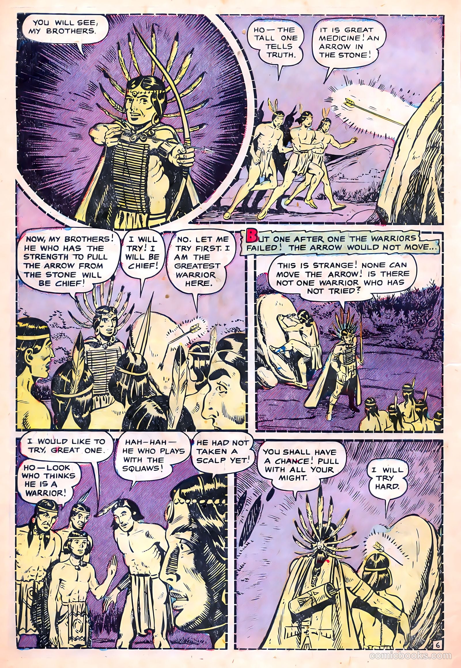 Swift Arrow #1 (1954) — page 8 of 36