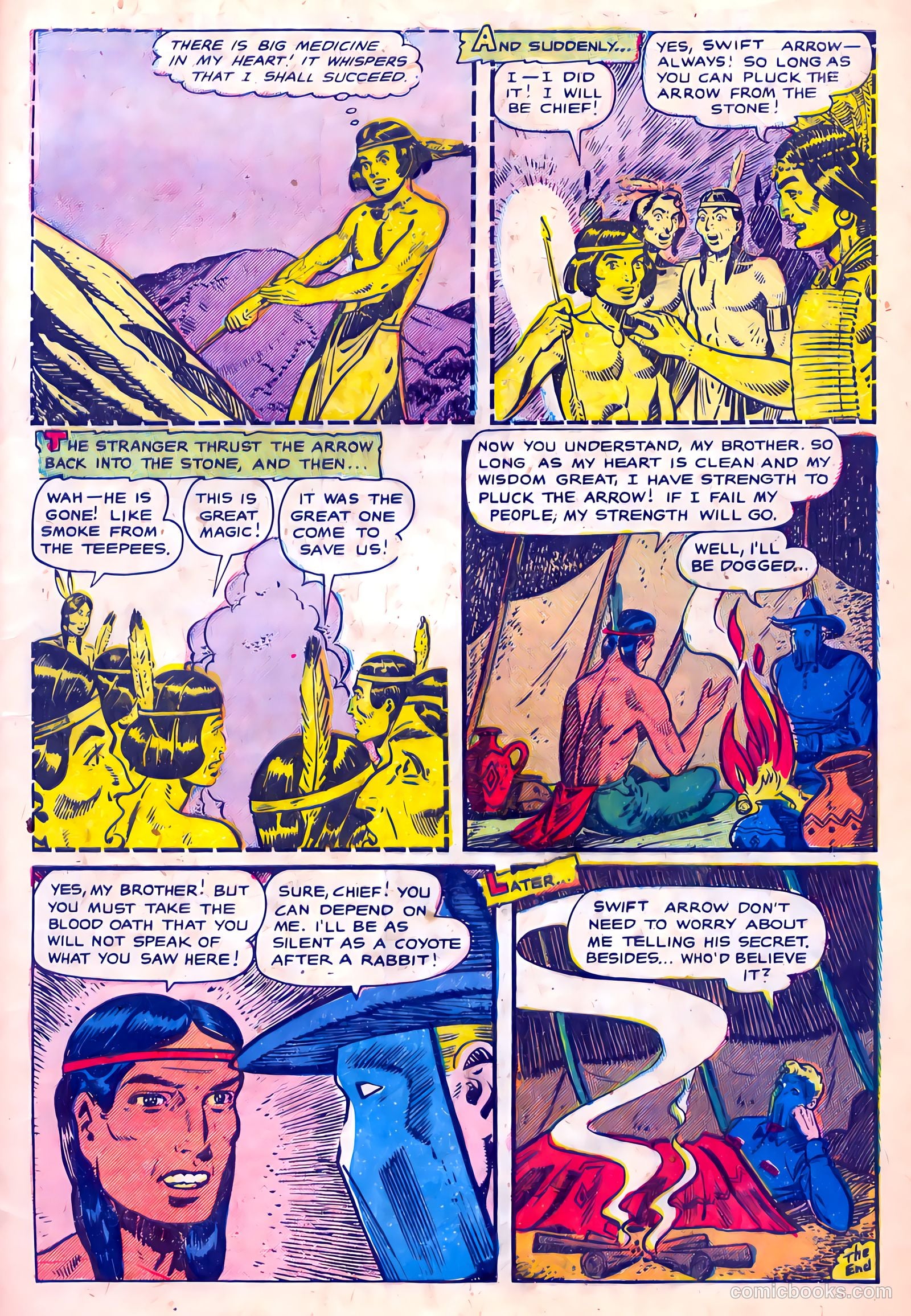 Swift Arrow #1 (1954) — page 9 of 36